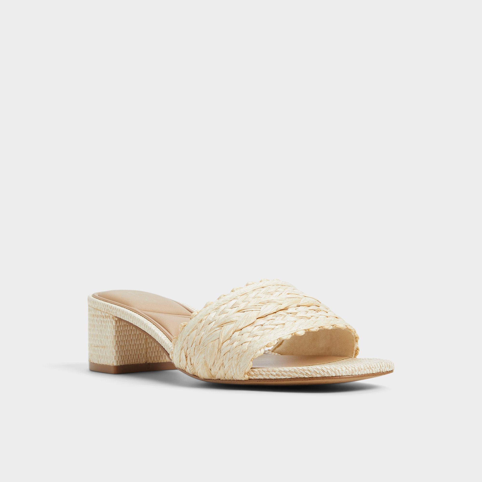 Claudina Natural Women's Block heels - Heeled mule, Block heel
