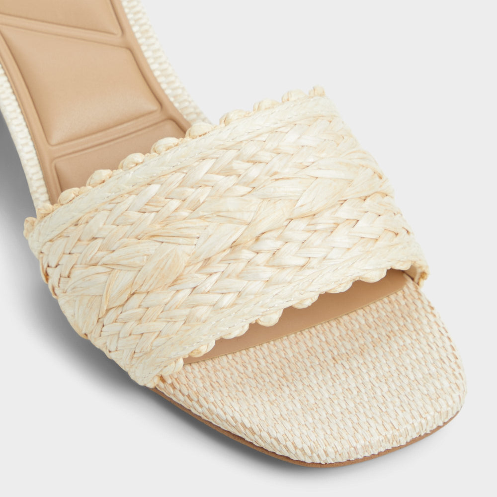 Claudina Natural Women's Block heels - Heeled mule, Block heel