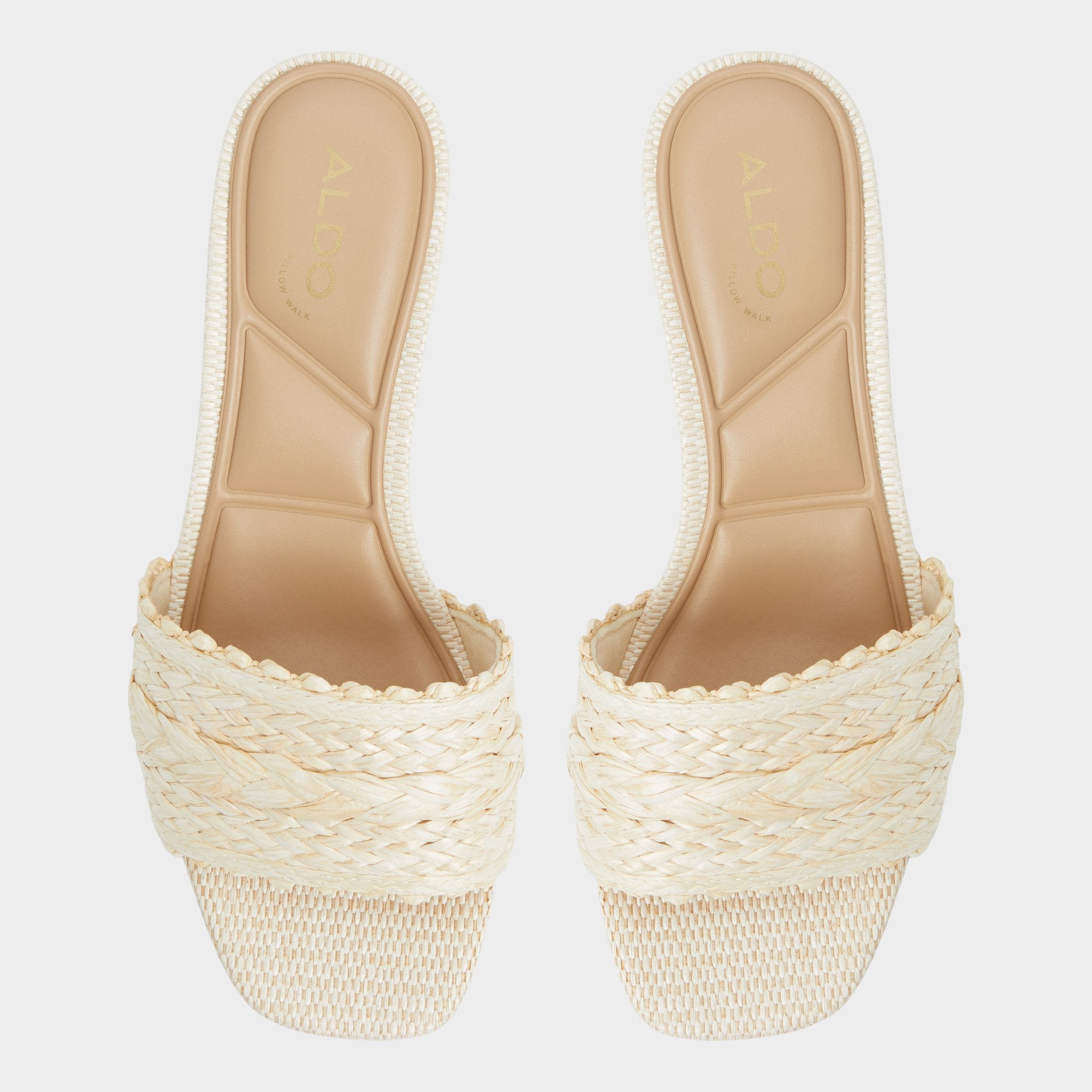 Claudina Natural Women's Block heels - Heeled mule, Block heel