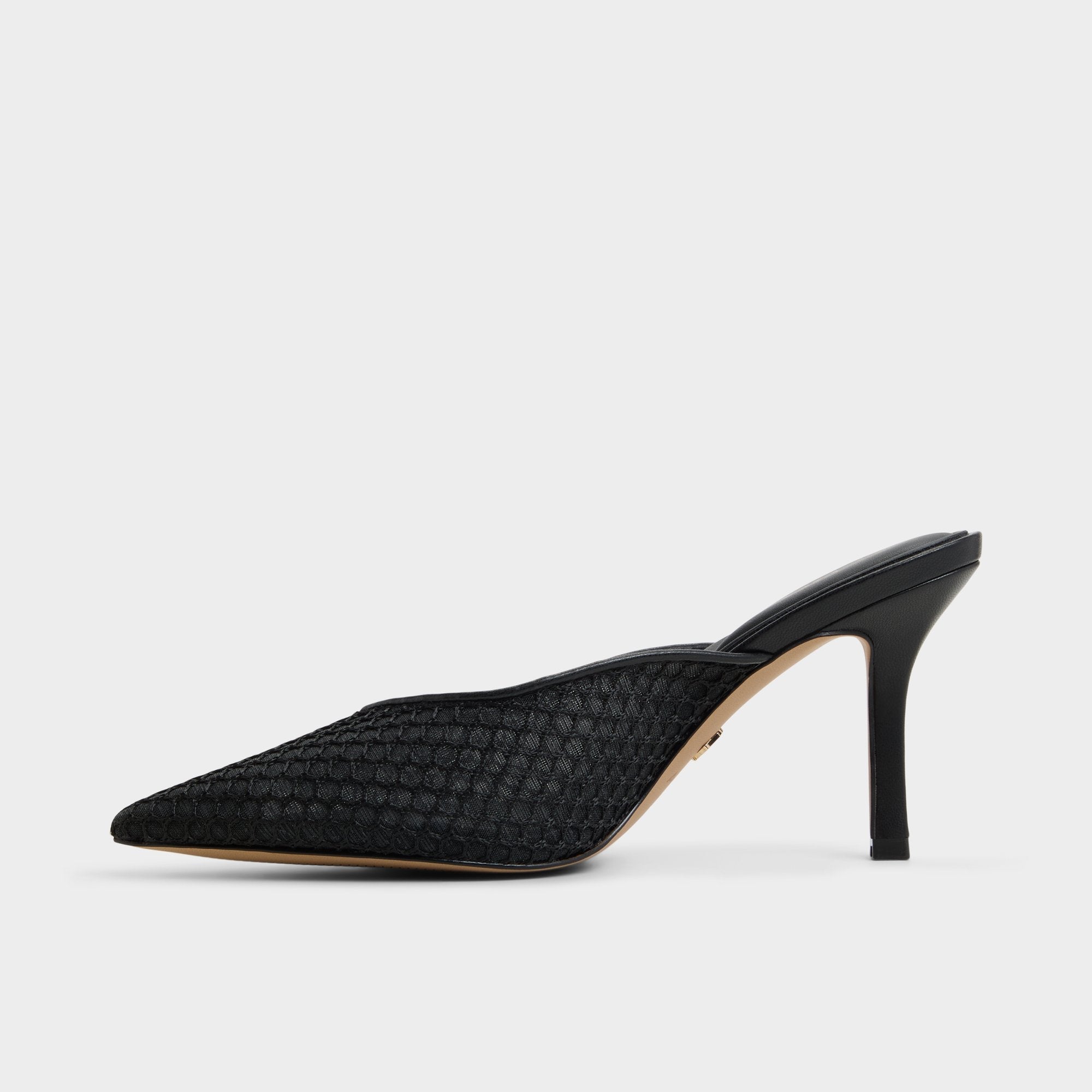 Gamilia Black Women's Kitten heels - Heeled mule, Kitten heel