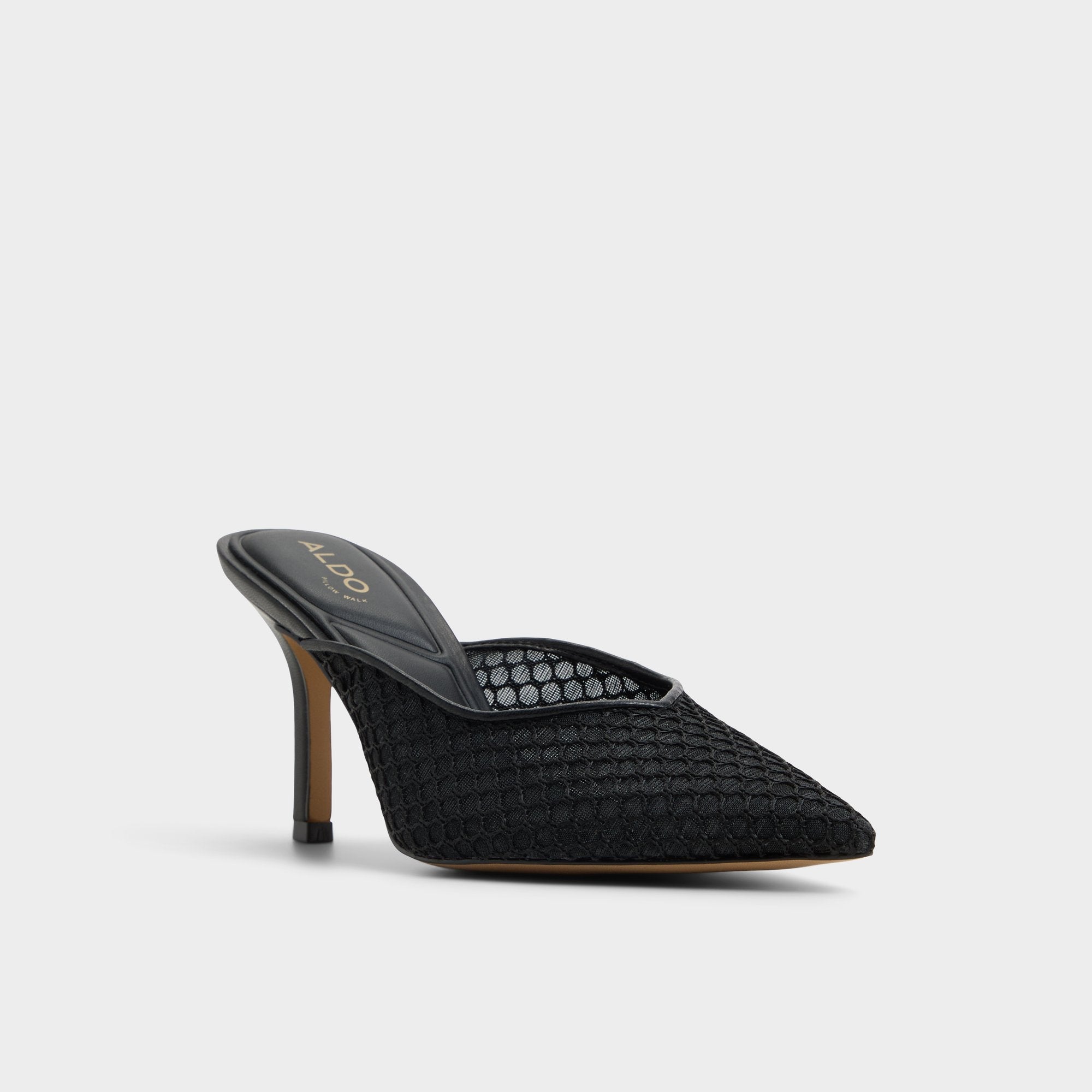 Gamilia Black Women's Kitten heels - Heeled mule, Kitten heel