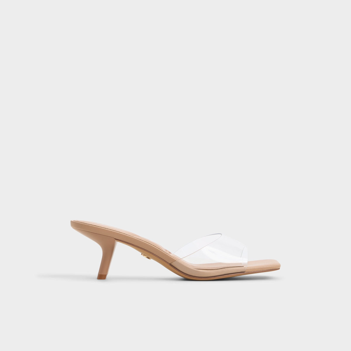 Enchanting Tan Women's Heeled mules - Heeled mule, Kitten heel