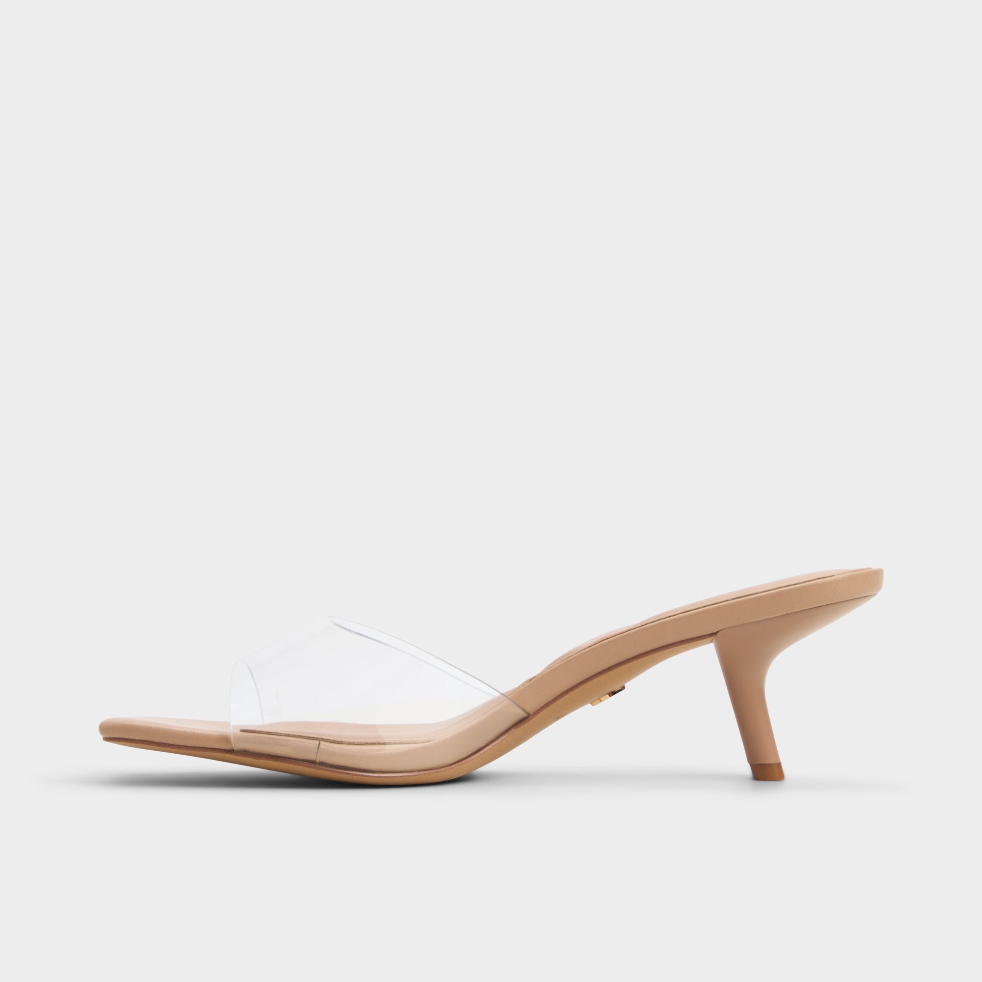 Enchanting Tan Women's Heeled mules - Heeled mule, Kitten heel