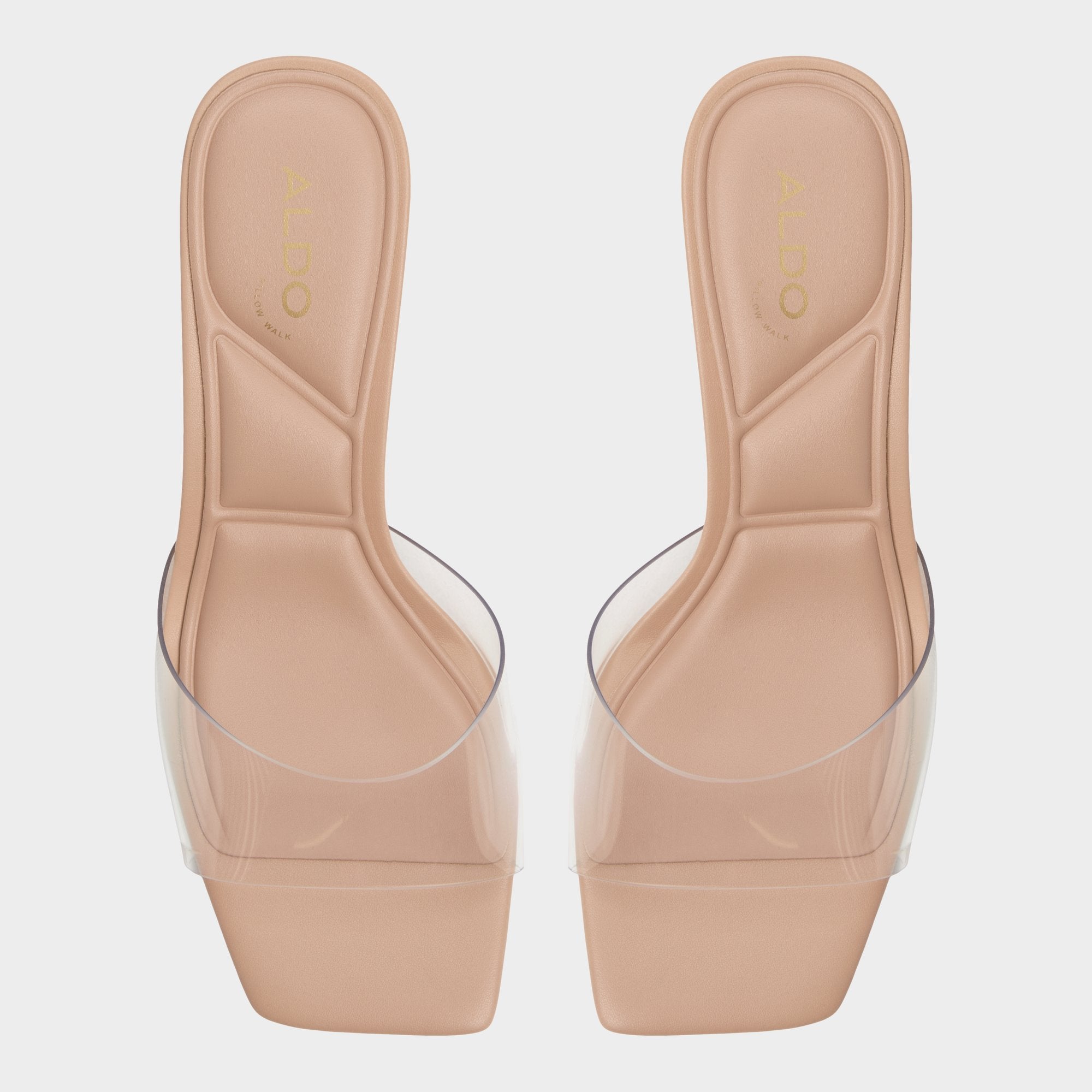 Enchanting Tan Women's Heeled mules - Heeled mule, Kitten heel
