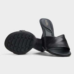 Lyhanna Black Women's Heeled mules - Heeled mule, Stiletto heel