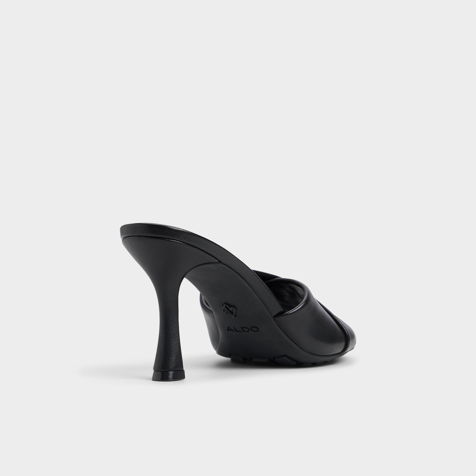 Lyhanna Black Women's Heeled mules - Heeled mule, Stiletto heel