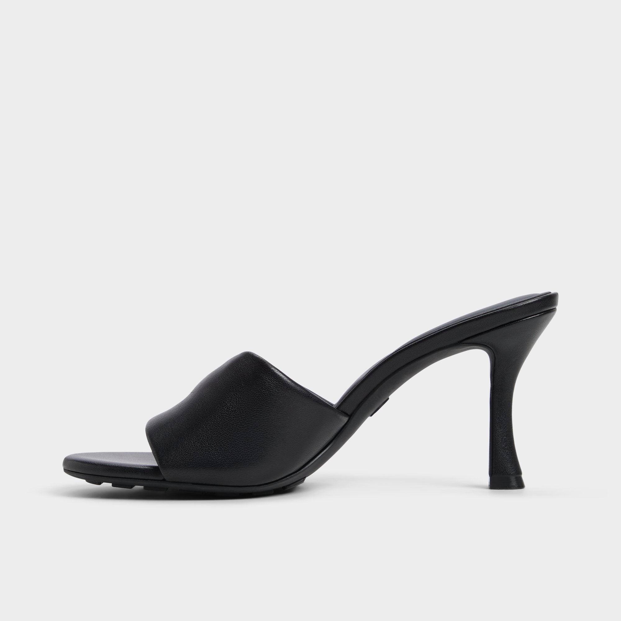 Lyhanna Black Women's Heeled mules - Heeled mule, Stiletto heel