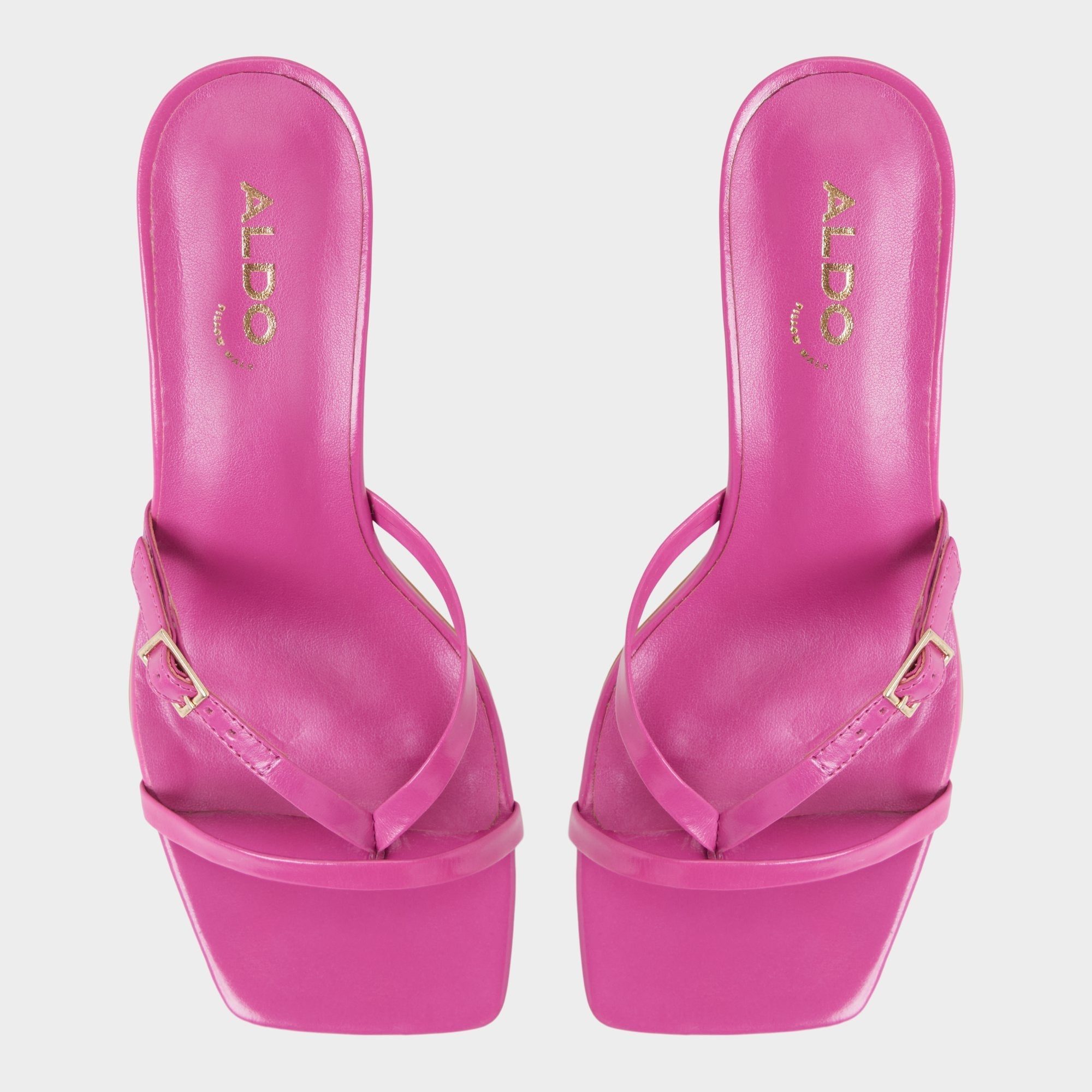 Gannever - Heeled flip flop, Kitten heel