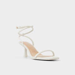 Demmi White Women's Strappy sandals - , Kitten heel