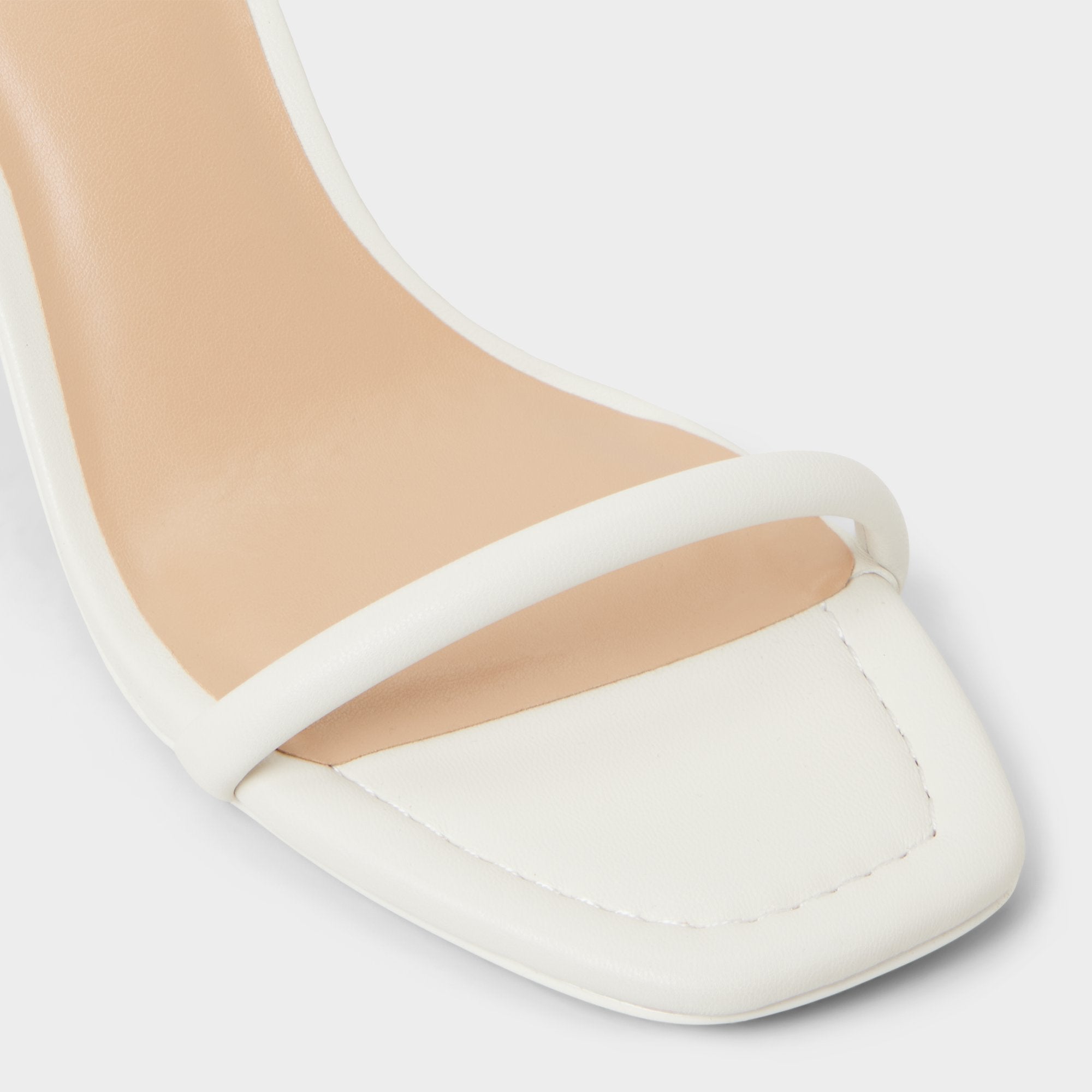 Demmi White Women's Strappy sandals - , Kitten heel