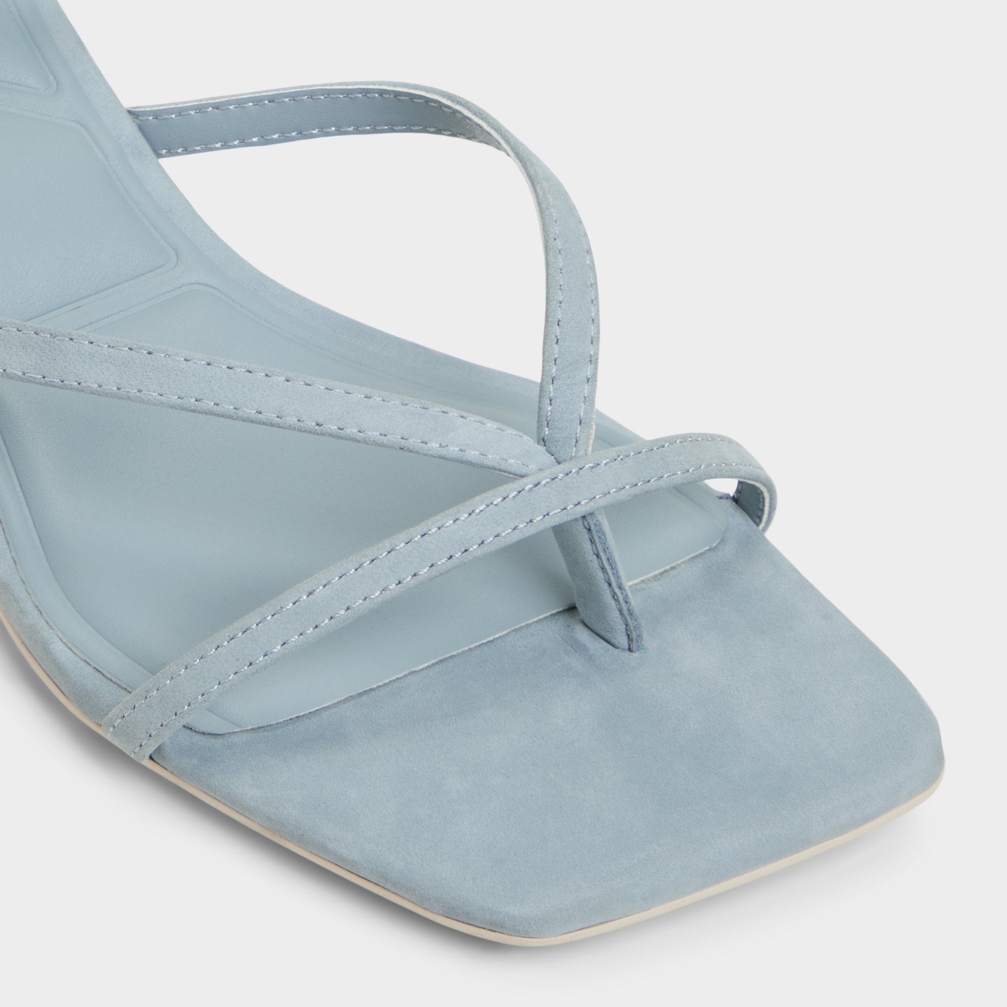 Soffie Other Blue Women's Strappy sandals - Strappy heeled sandal, Kitten heel