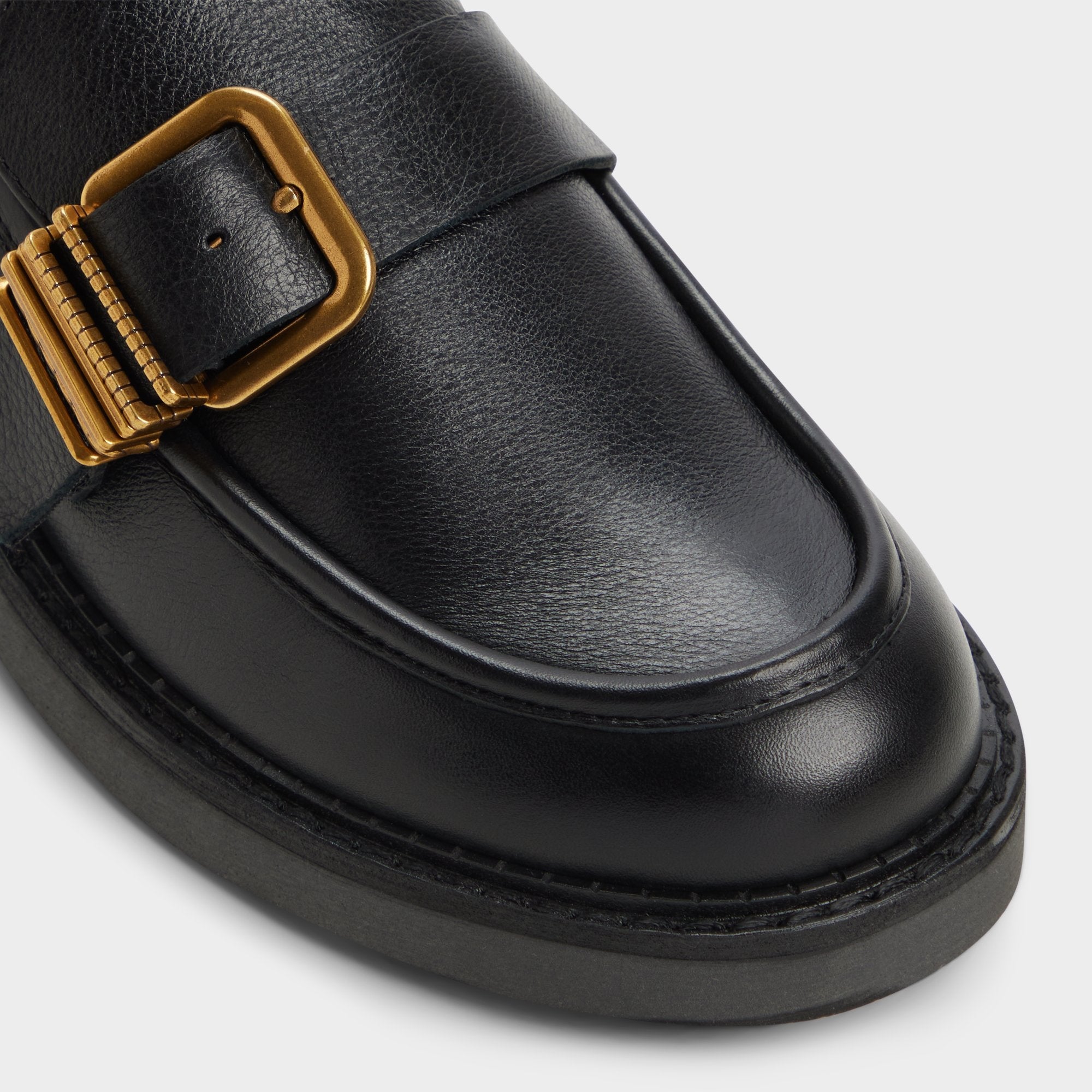 Kalya in Black - Loafer, Block heel
