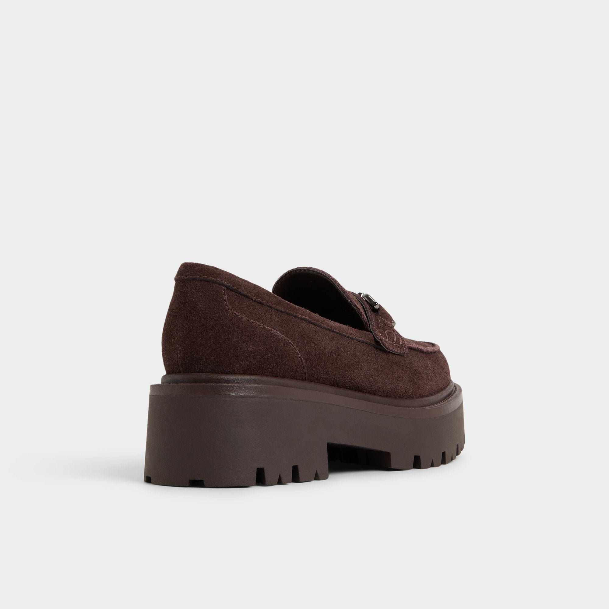 Oneameth in Dark Brown - Loafer, Lug sole