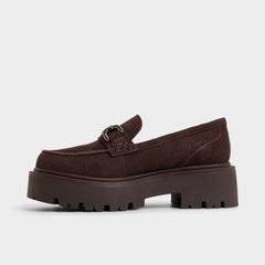 Oneameth in Dark Brown - Loafer, Lug sole