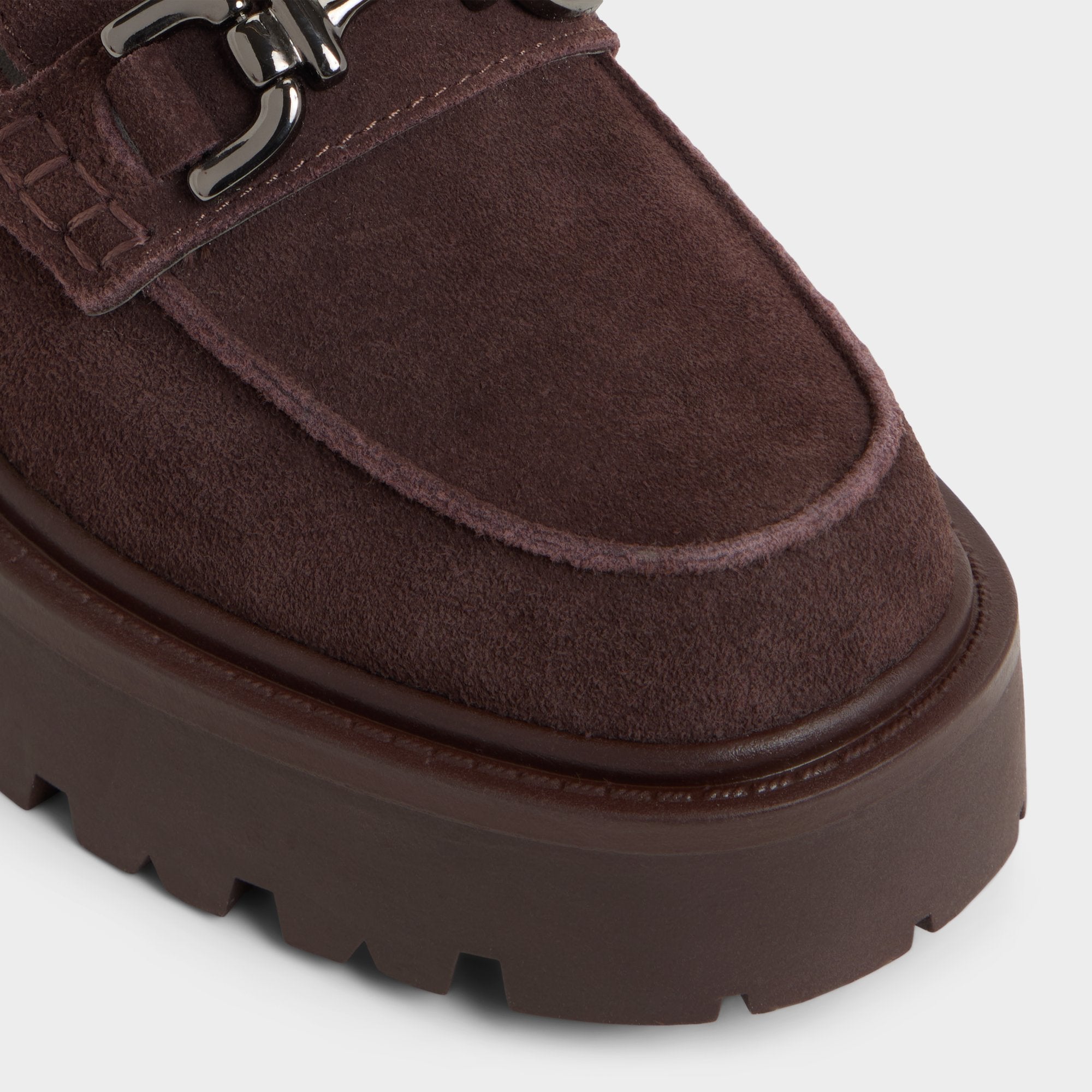 Oneameth in Dark Brown - Loafer, Lug sole