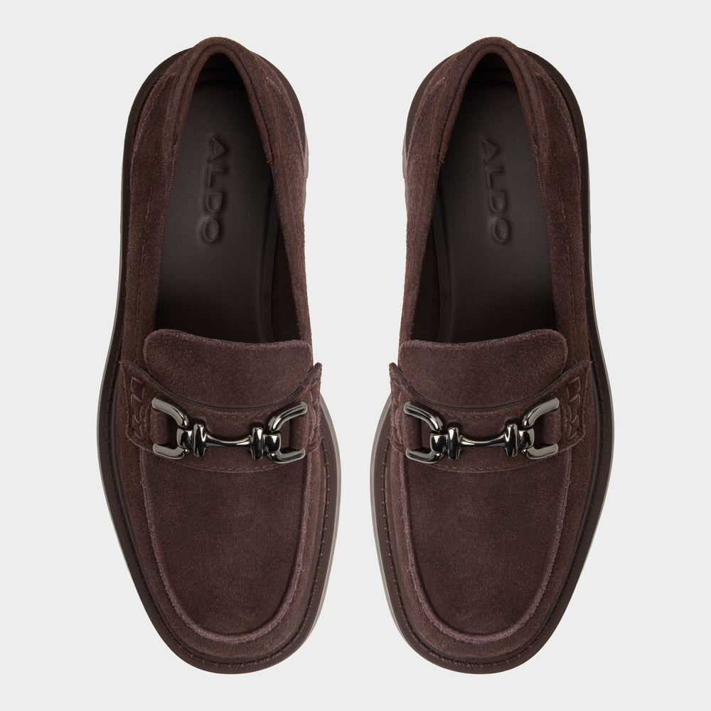Oneameth in Dark Brown - Loafer, Lug sole