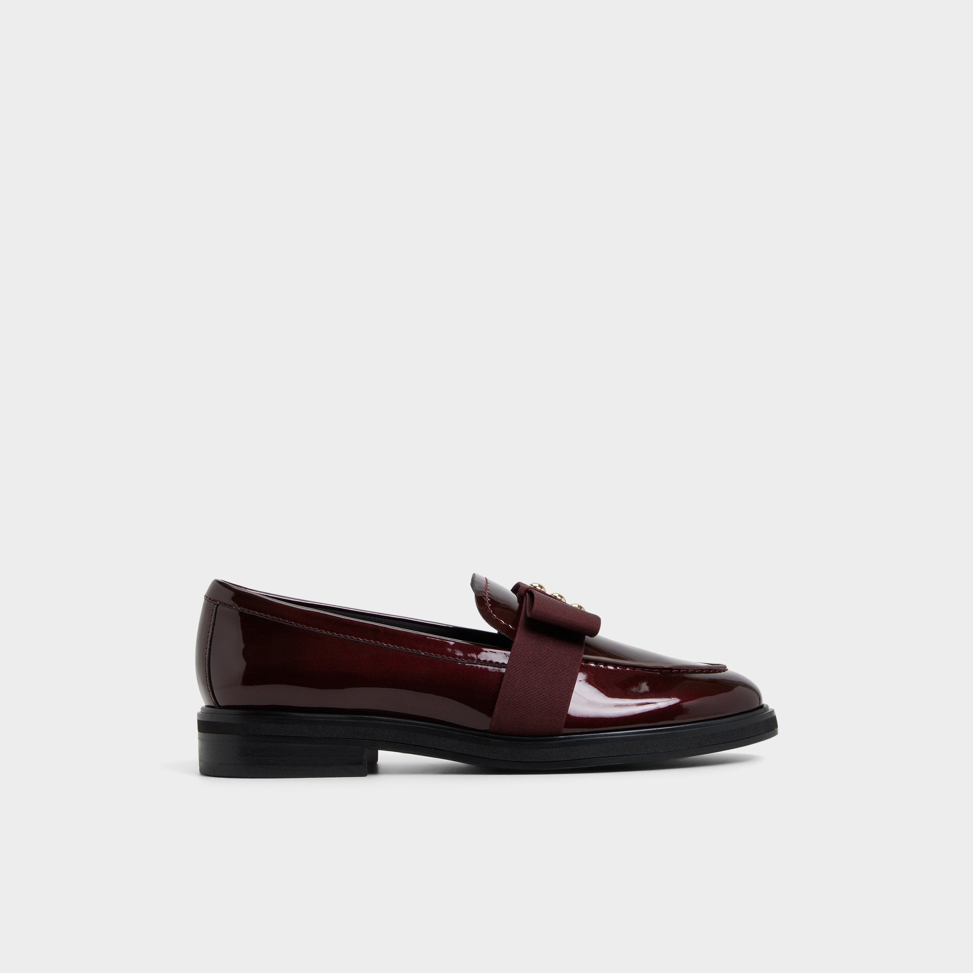 Bissom in Dark Brown - Loafer, Block heel