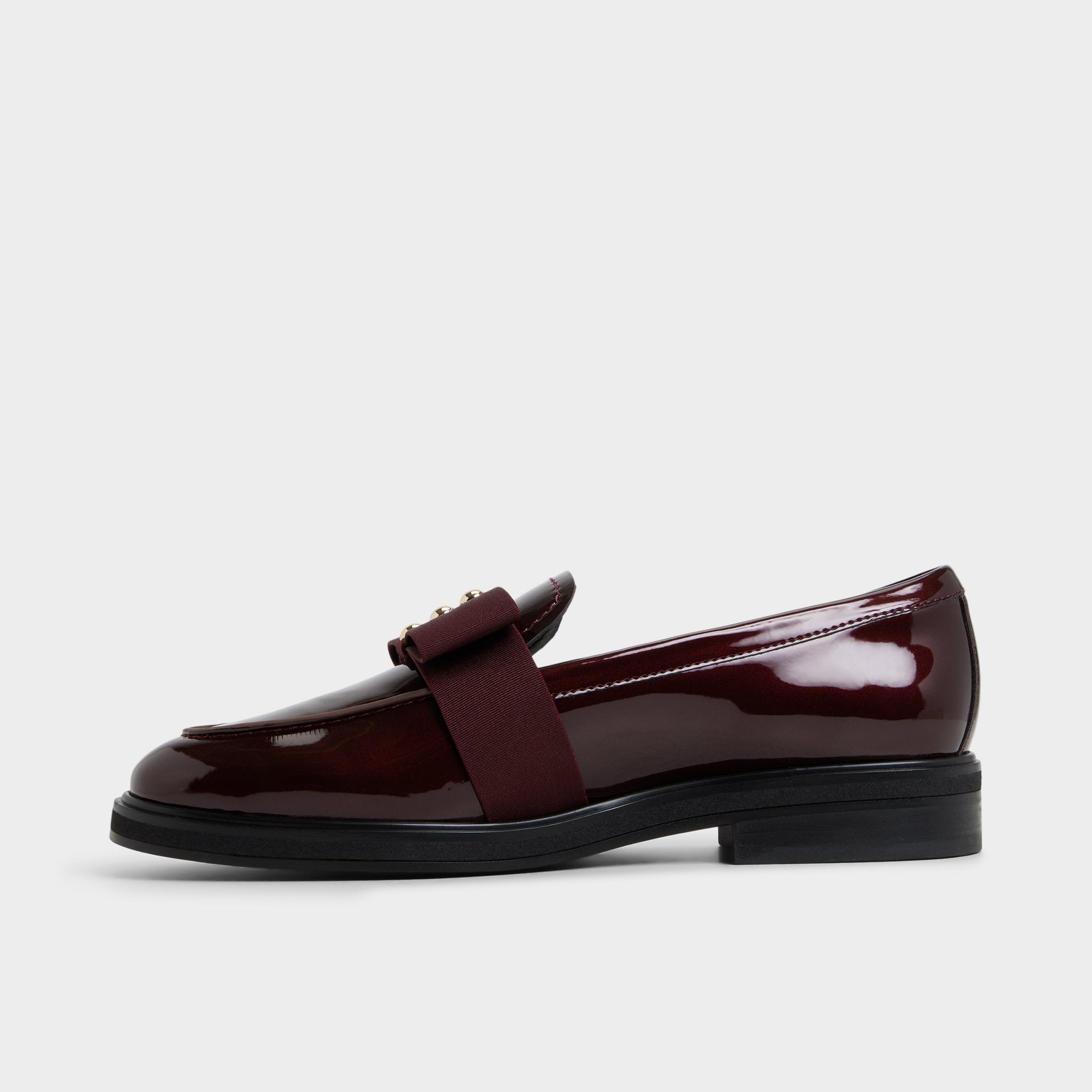 Bissom in Dark Brown - Loafer, Block heel