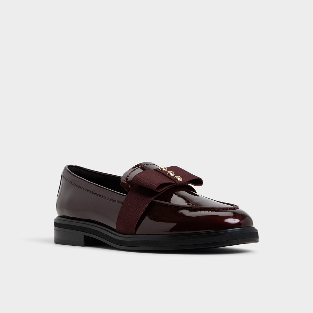 Bissom in Dark Brown - Loafer, Block heel
