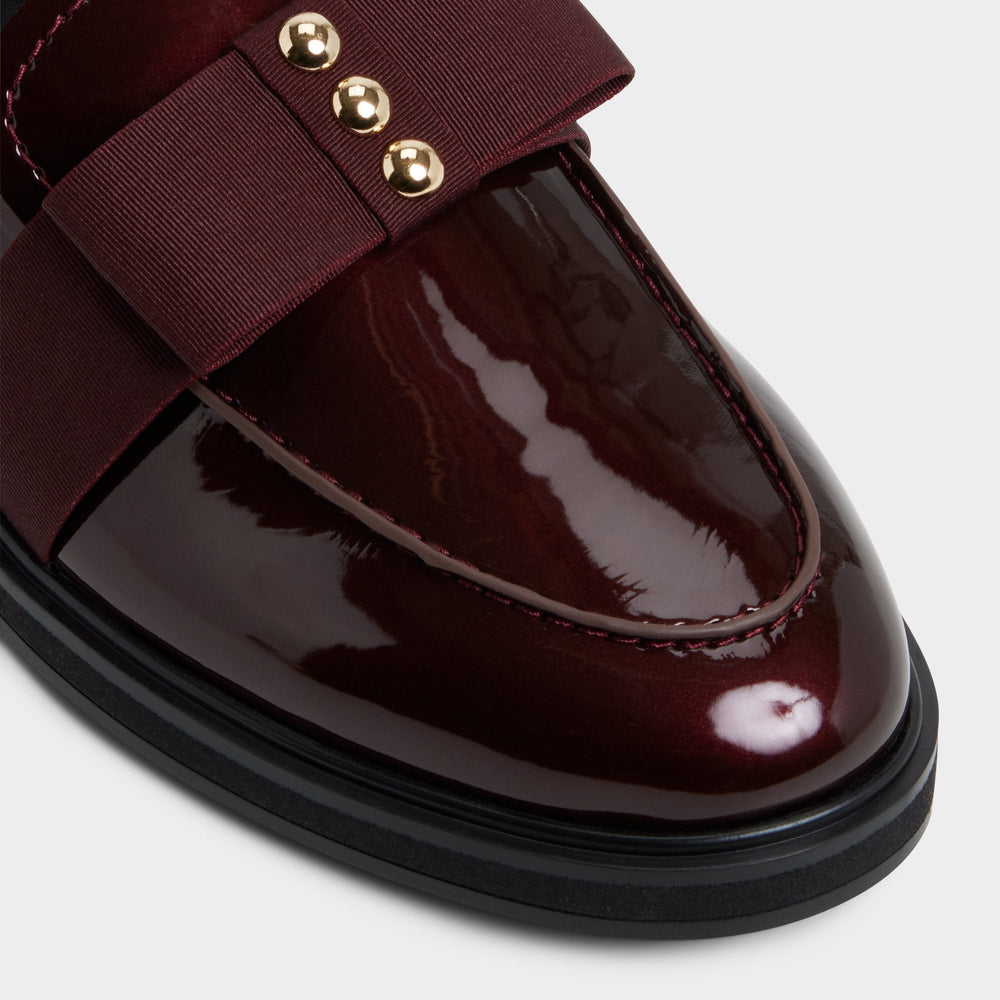 Bissom in Dark Brown - Loafer, Block heel
