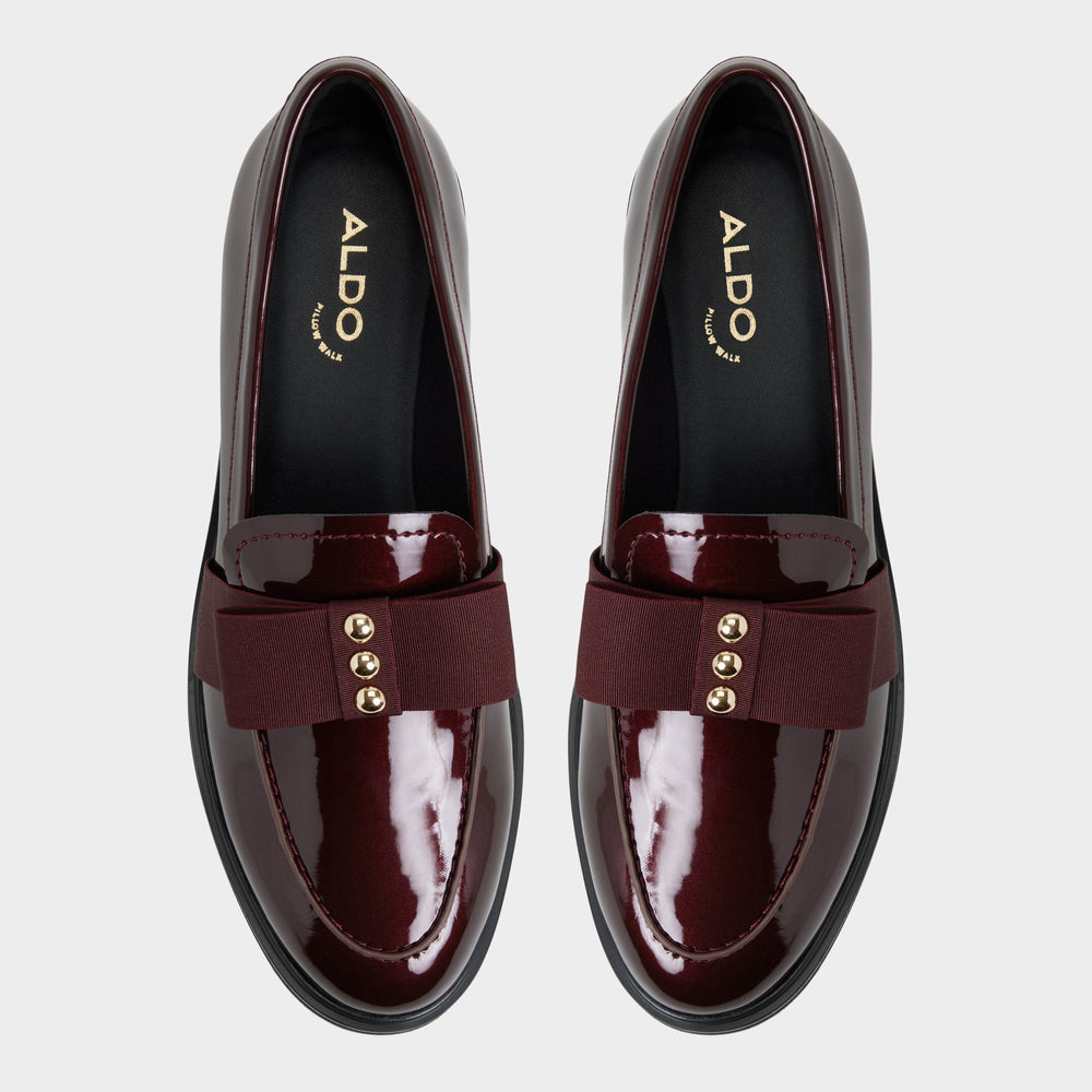 Bissom in Dark Brown - Loafer, Block heel