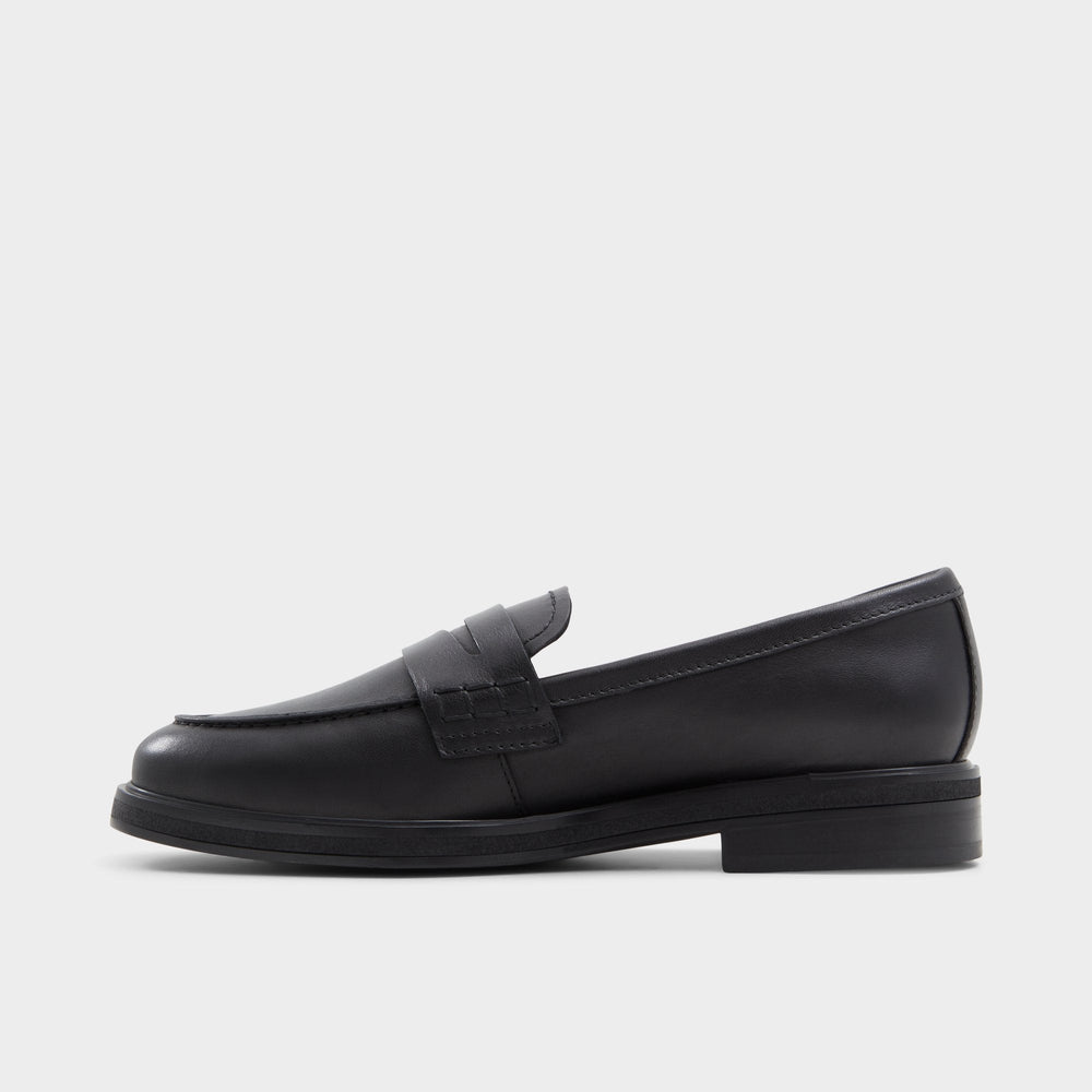 Lededanten Black Women's Loafers & Oxfords - Loafer, Block heel