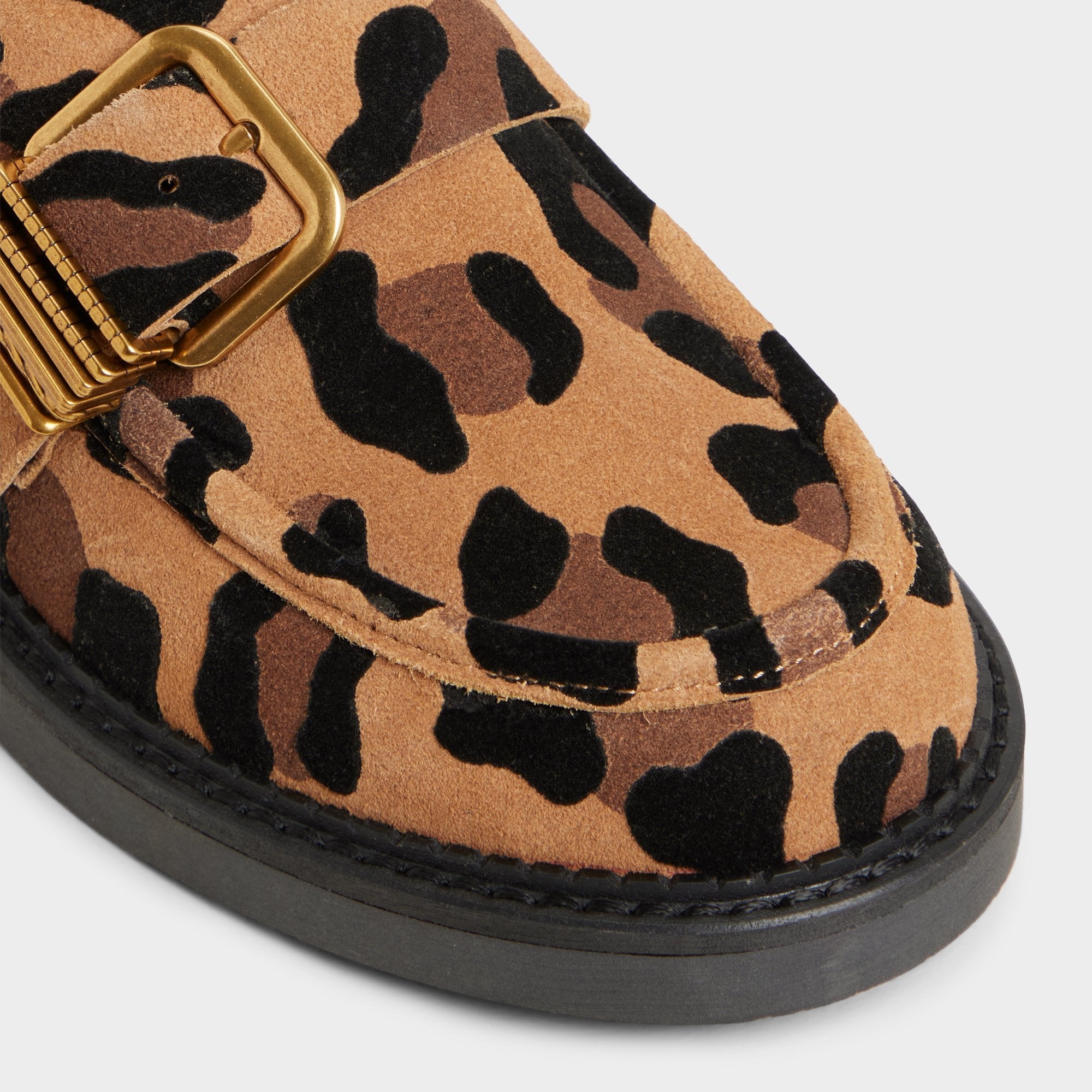 Kalya in Brown Multi - Loafer, Block heel