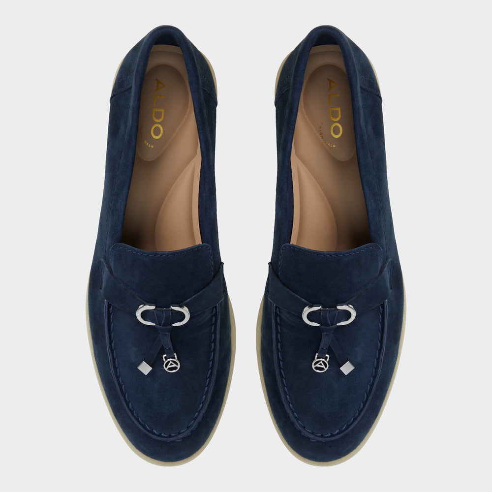 Creras Navy Women's Loafers & Oxfords - Loafer