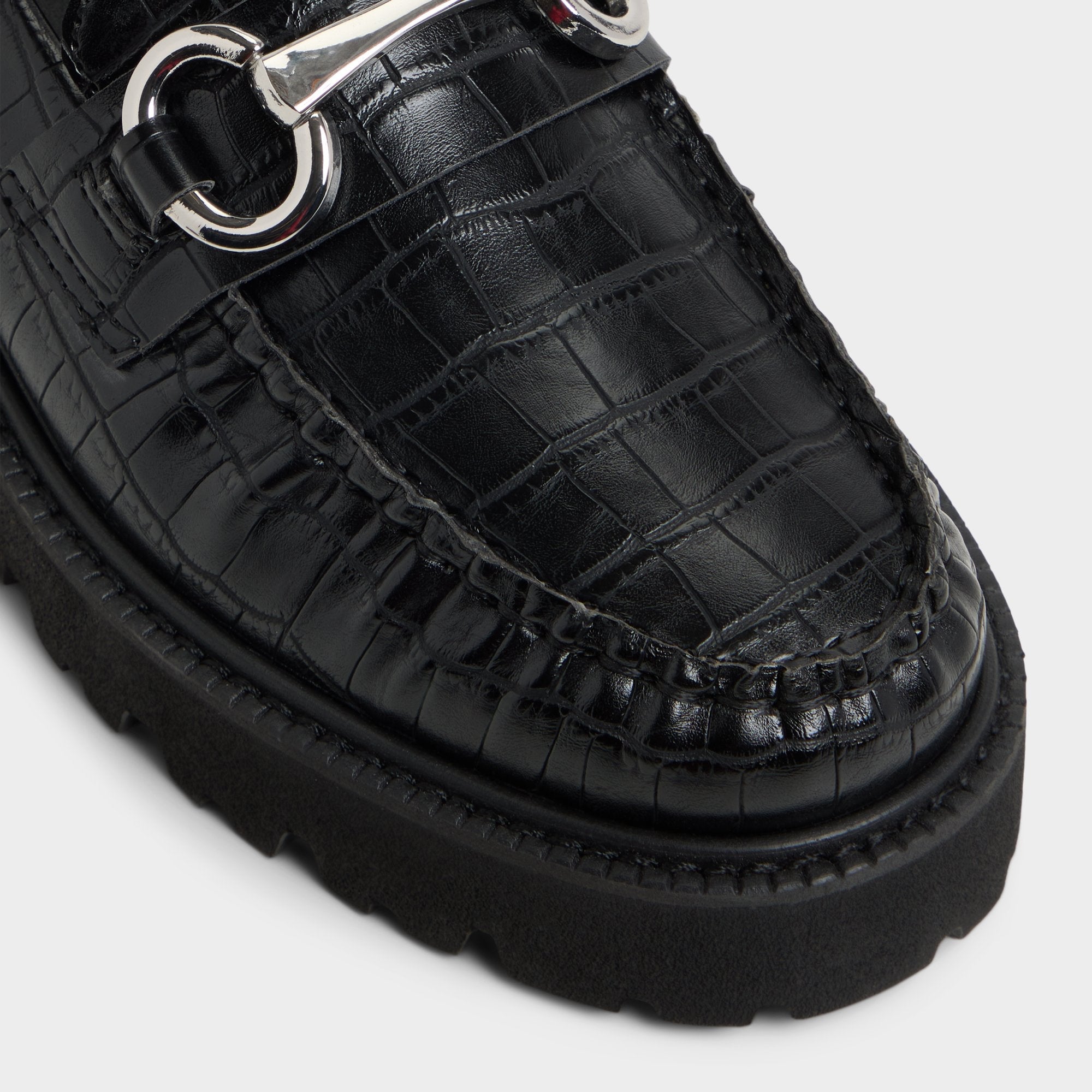 Danrose Black Women's Loafers & Oxfords - Loafer, Lug sole