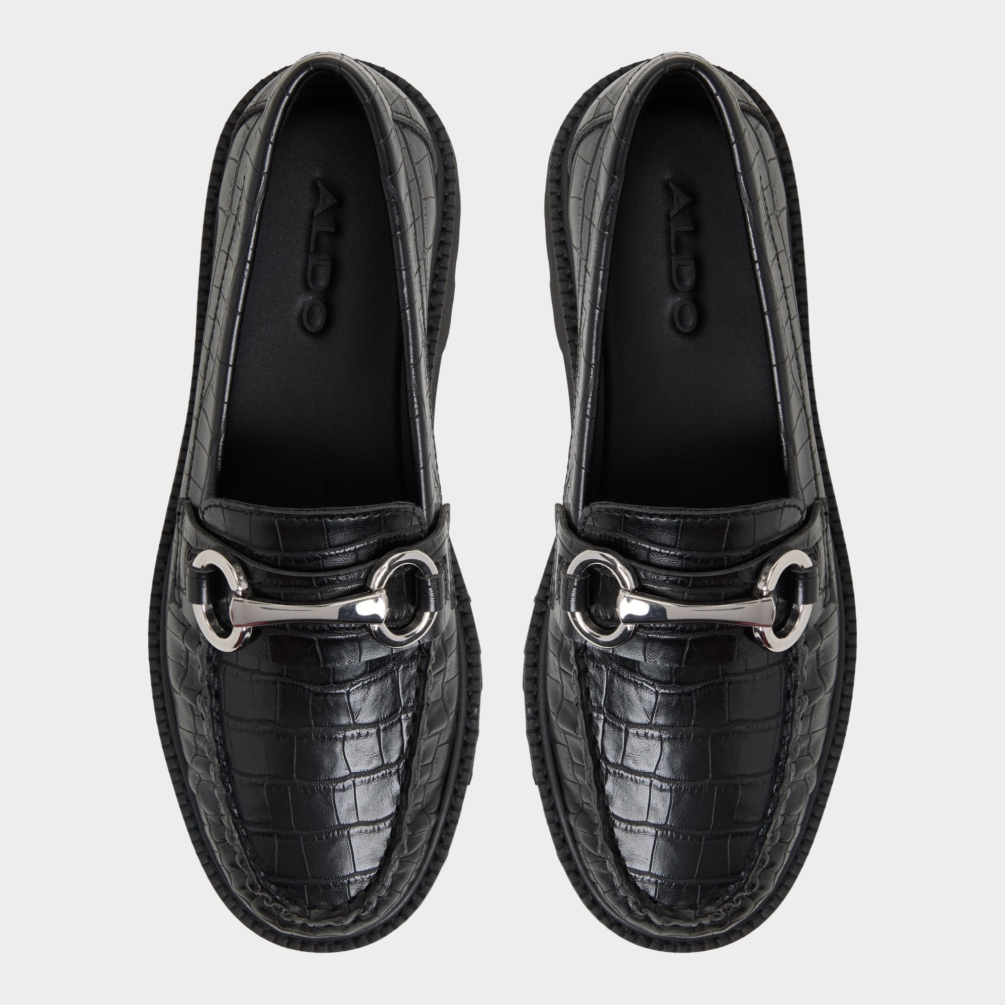 Danrose Black Women's Loafers & Oxfords - Loafer, Lug sole