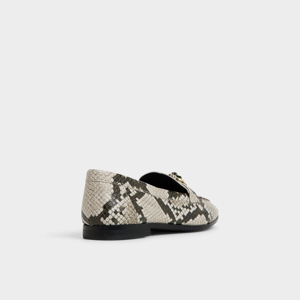 Ybilide White/Black Women's Loafers & Oxfords - Loafer