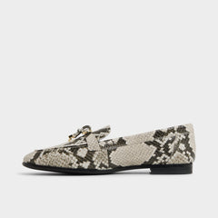 Ybilide White/Black Women's Loafers & Oxfords - Loafer