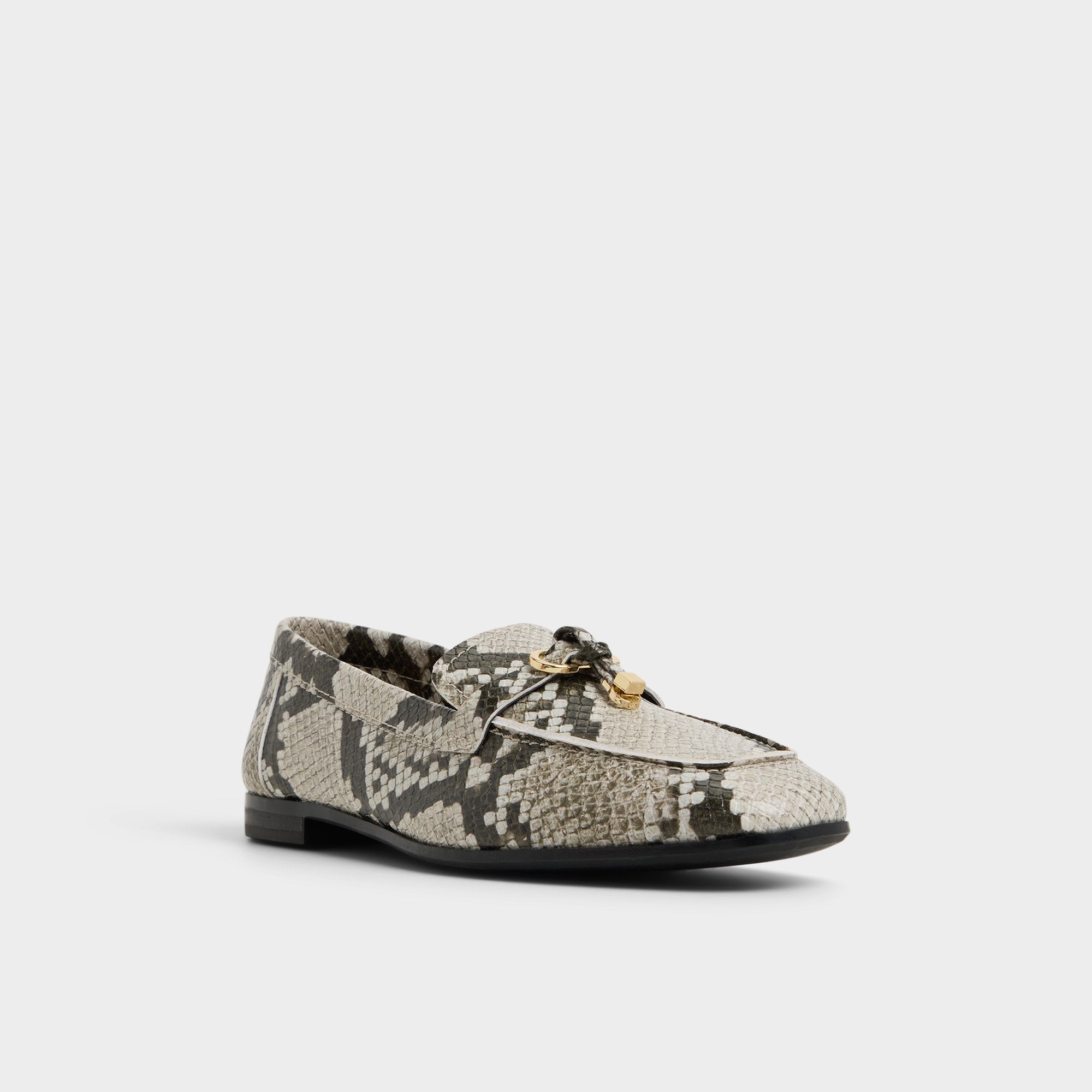 Ybilide White/Black Women's Loafers & Oxfords - Loafer