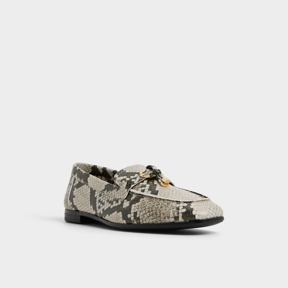 Ybilide White/Black Women's Loafers & Oxfords - Loafer