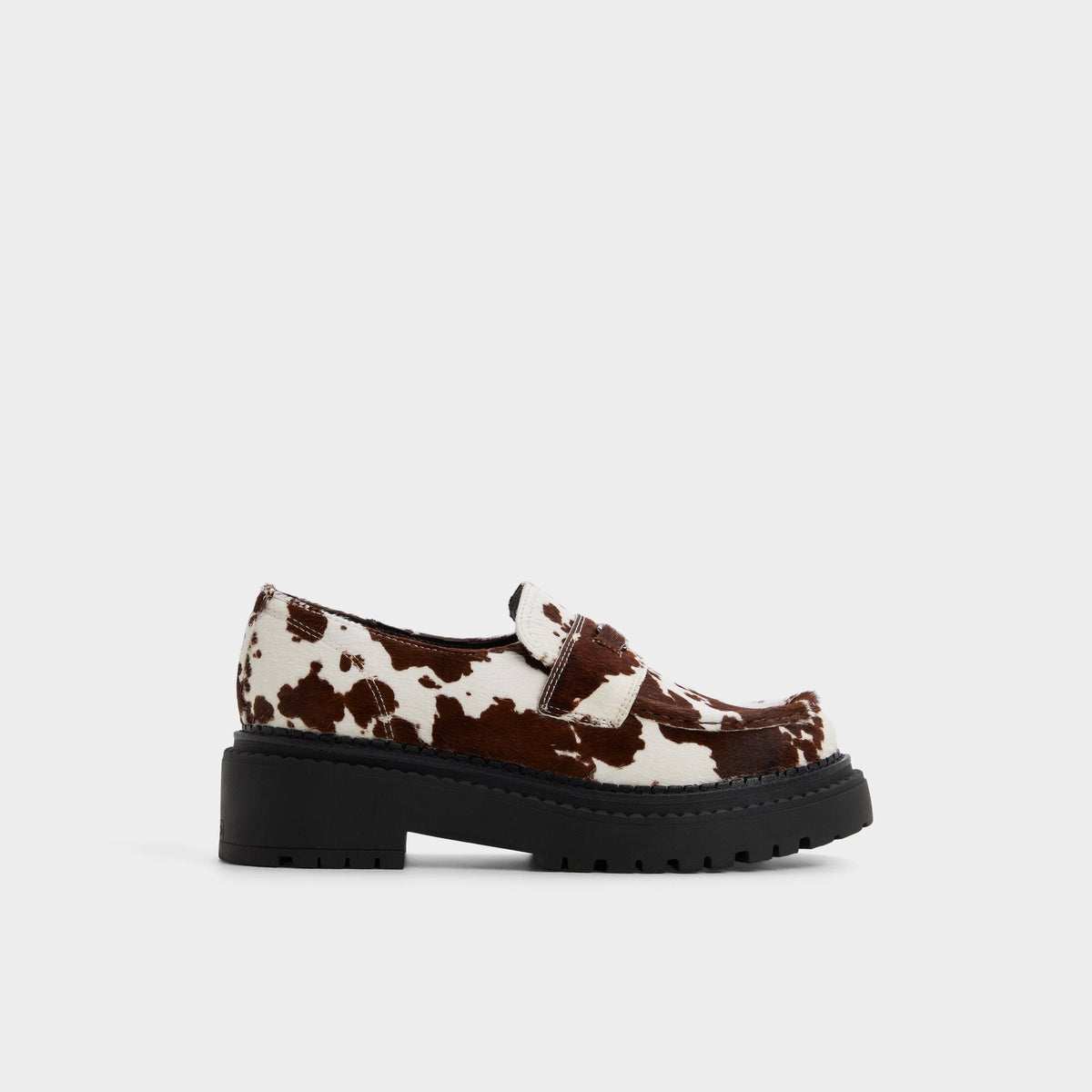 Miravelle in Open Brown - Loafer, Lug sole