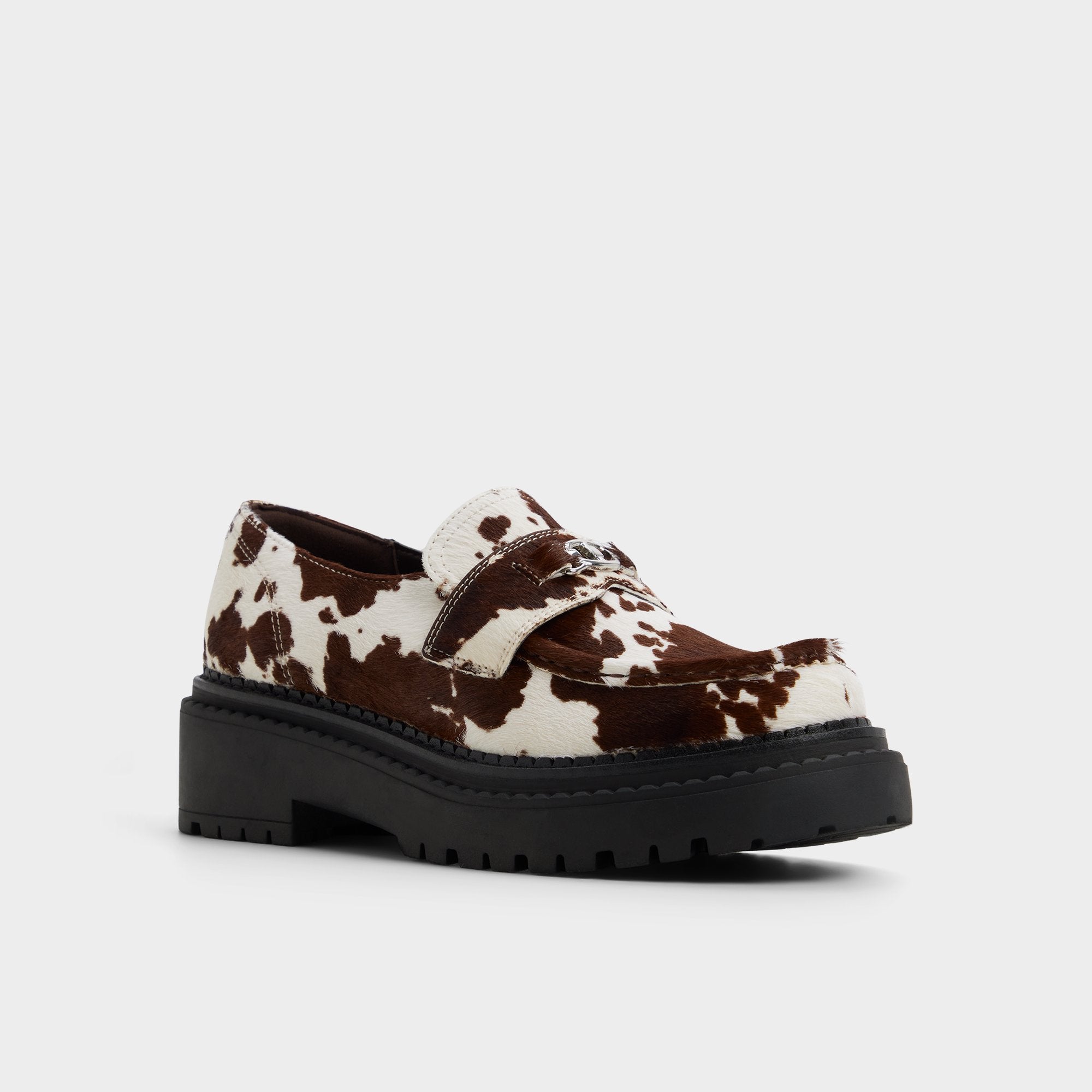 Miravelle in Open Brown - Loafer, Lug sole