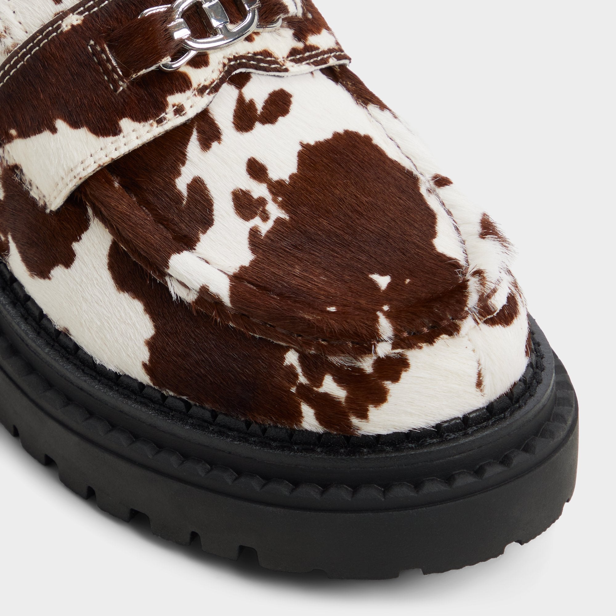 Miravelle in Open Brown - Loafer, Lug sole
