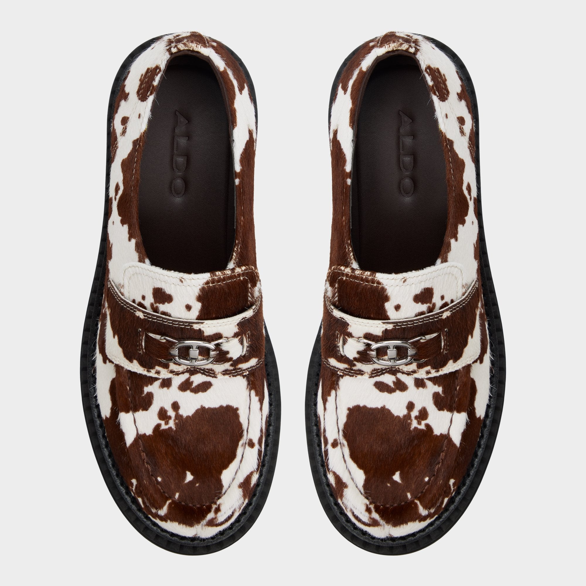 Miravelle in Open Brown - Loafer, Lug sole