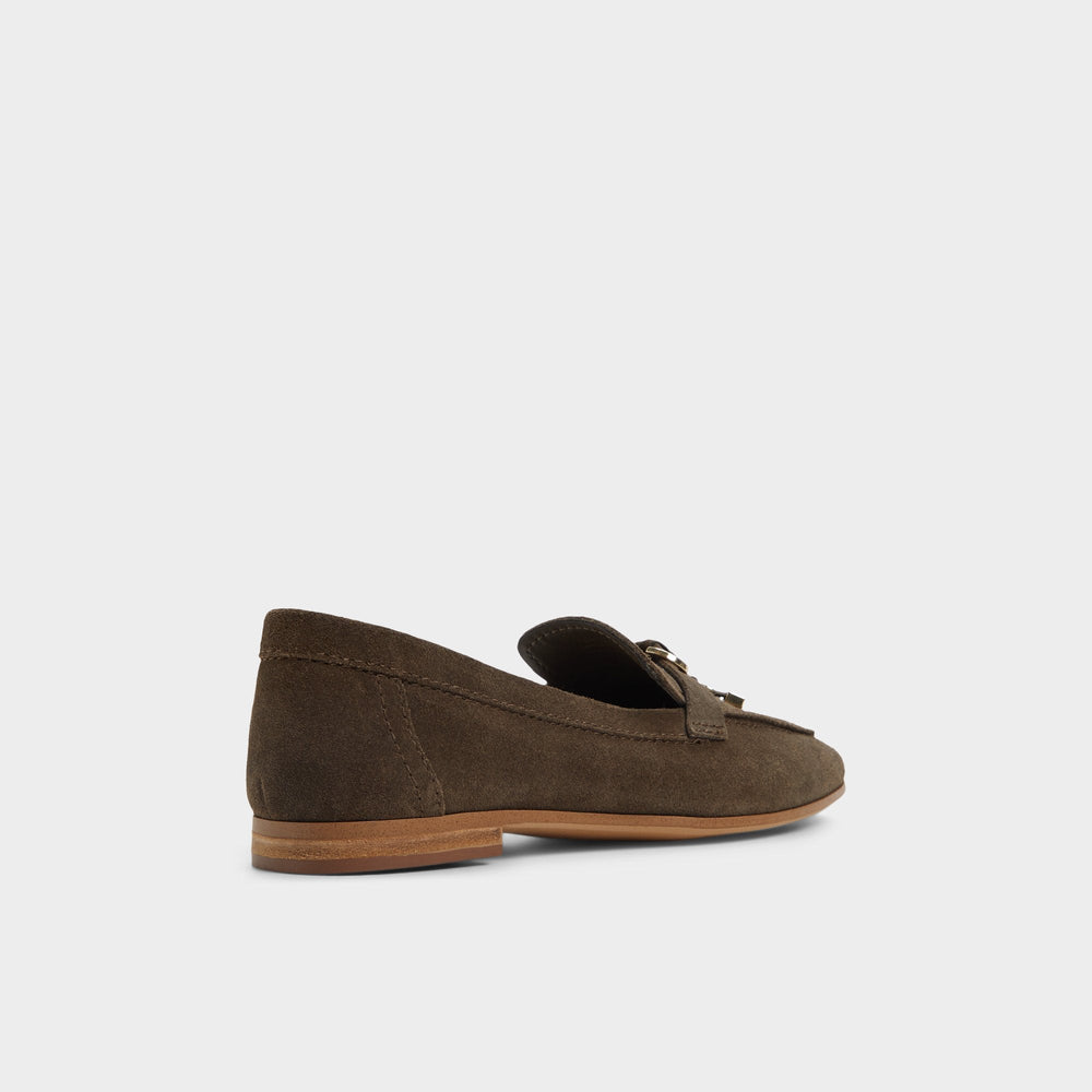 Ybilide Dark Green Women's Loafers & Oxfords - Loafer