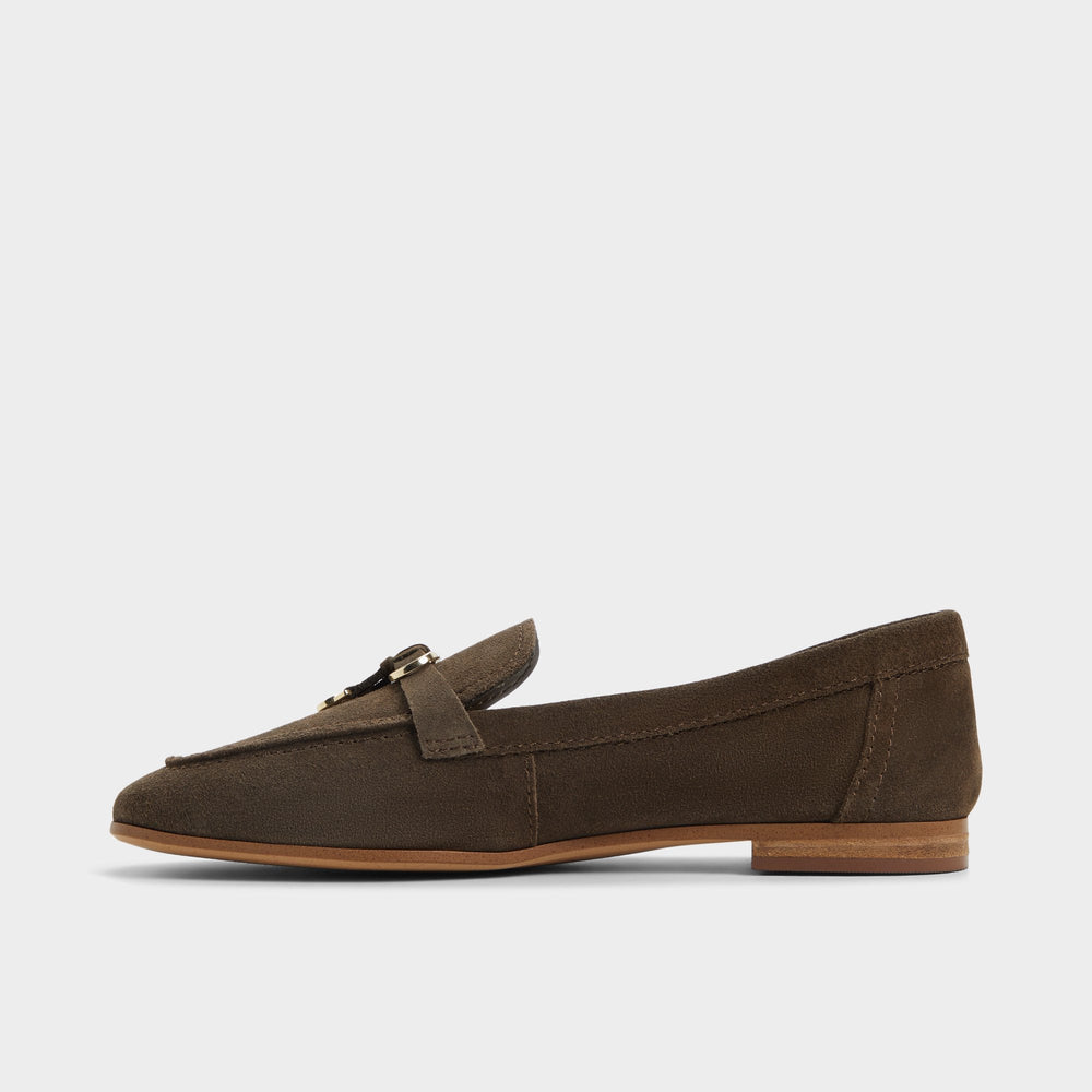 Ybilide Dark Green Women's Loafers & Oxfords - Loafer