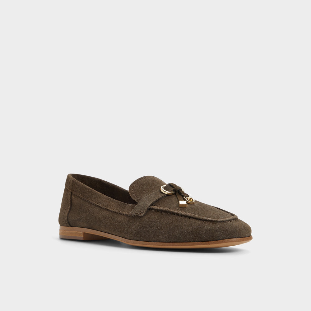 Ybilide Dark Green Women's Loafers & Oxfords - Loafer