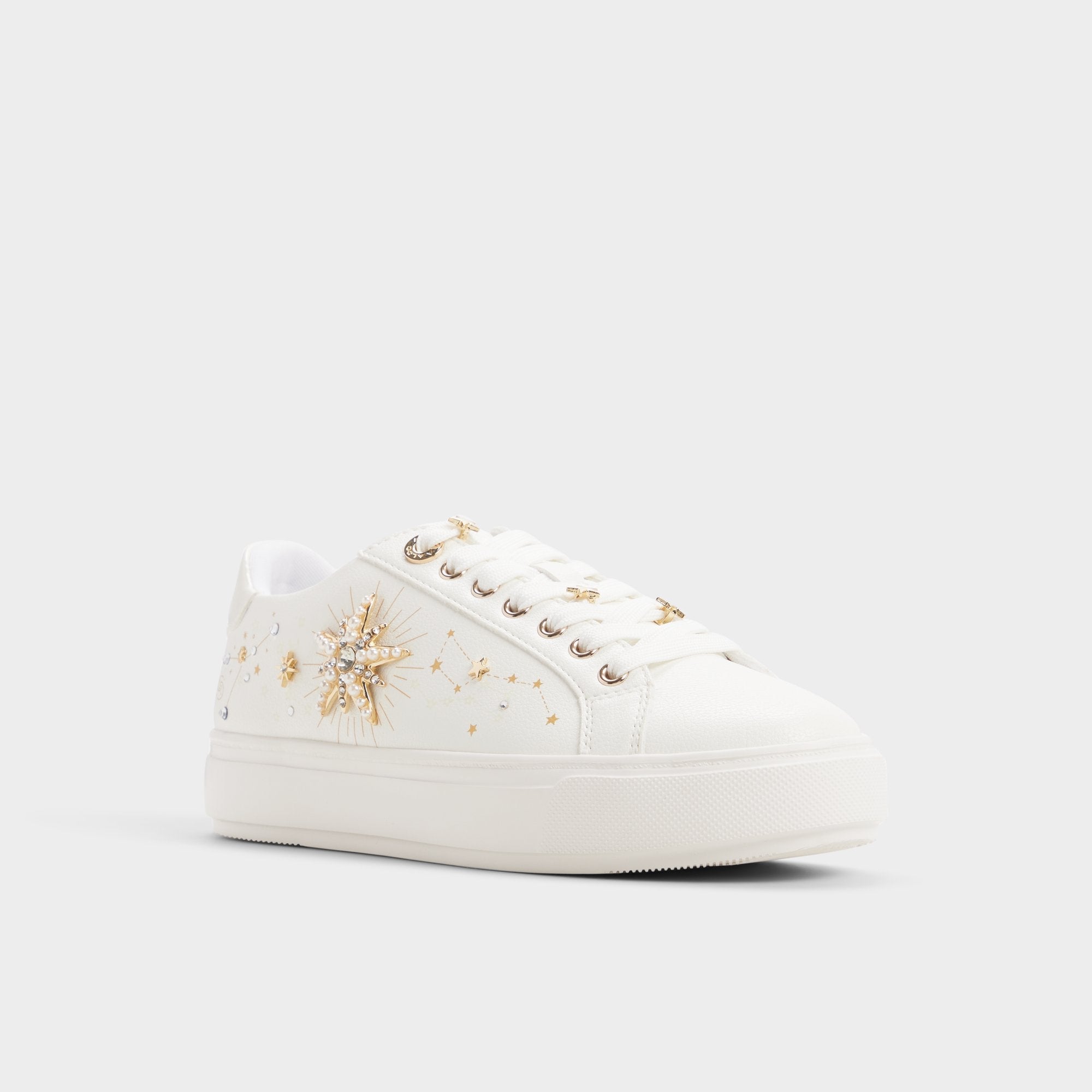 Starbright in White - Sneaker, Cup sole