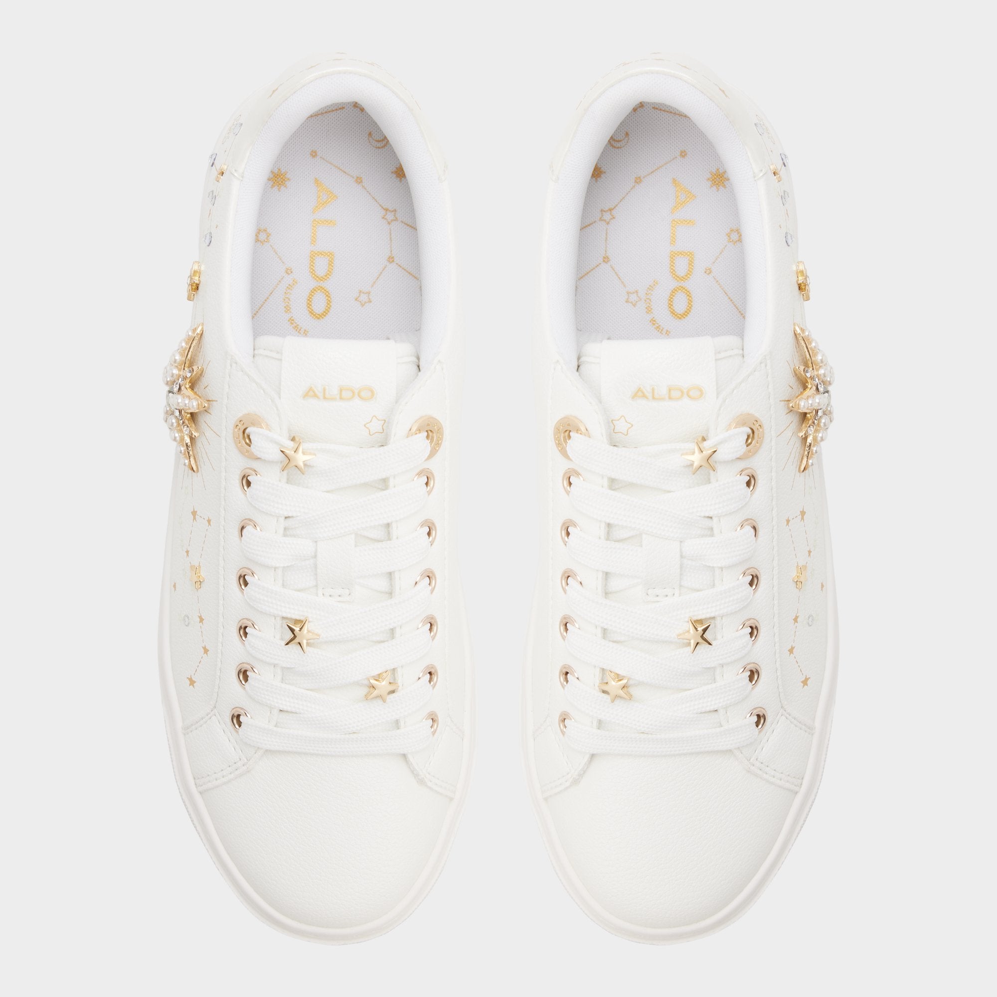 Starbright in White - Sneaker, Cup sole