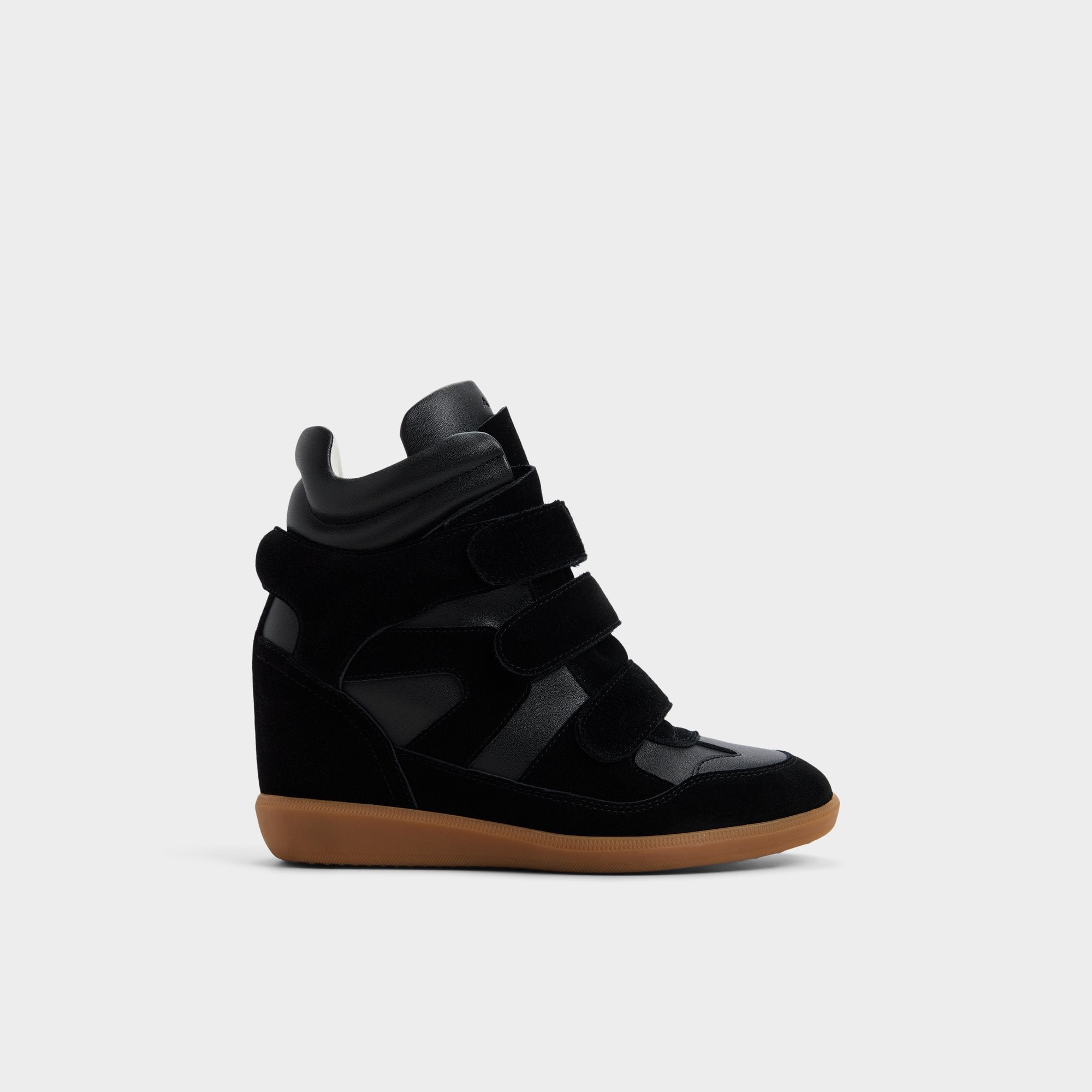 Bellissamo in Black - Wedge sneaker, Wedge heel