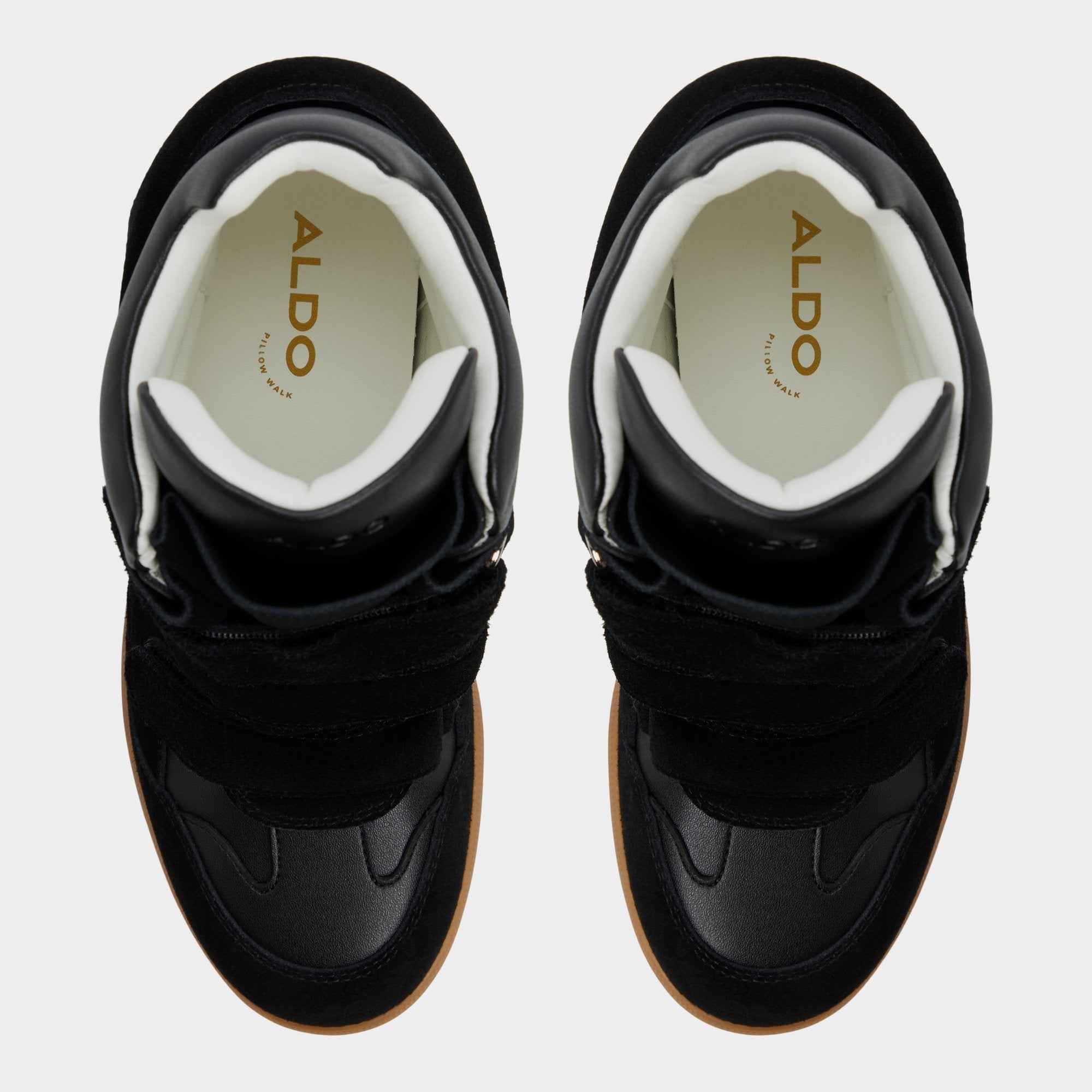 Bellissamo in Black - Wedge sneaker, Wedge heel