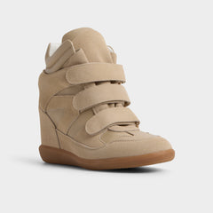 Bellissamo in Sand - Wedge sneaker, Wedge heel