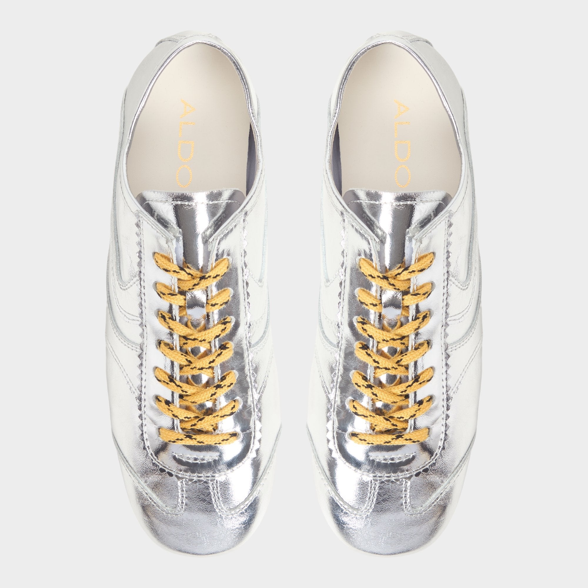 Adrelya in Silver - Jogger sneaker, Jogger sole