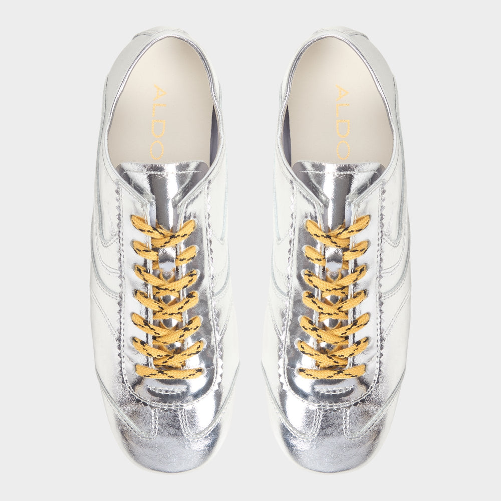 Adrelya in Silver - Jogger sneaker, Jogger sole