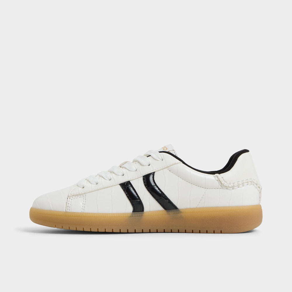Chicsneaker2 White/Black Women's Low top sneakers - Sneaker, Cup sole