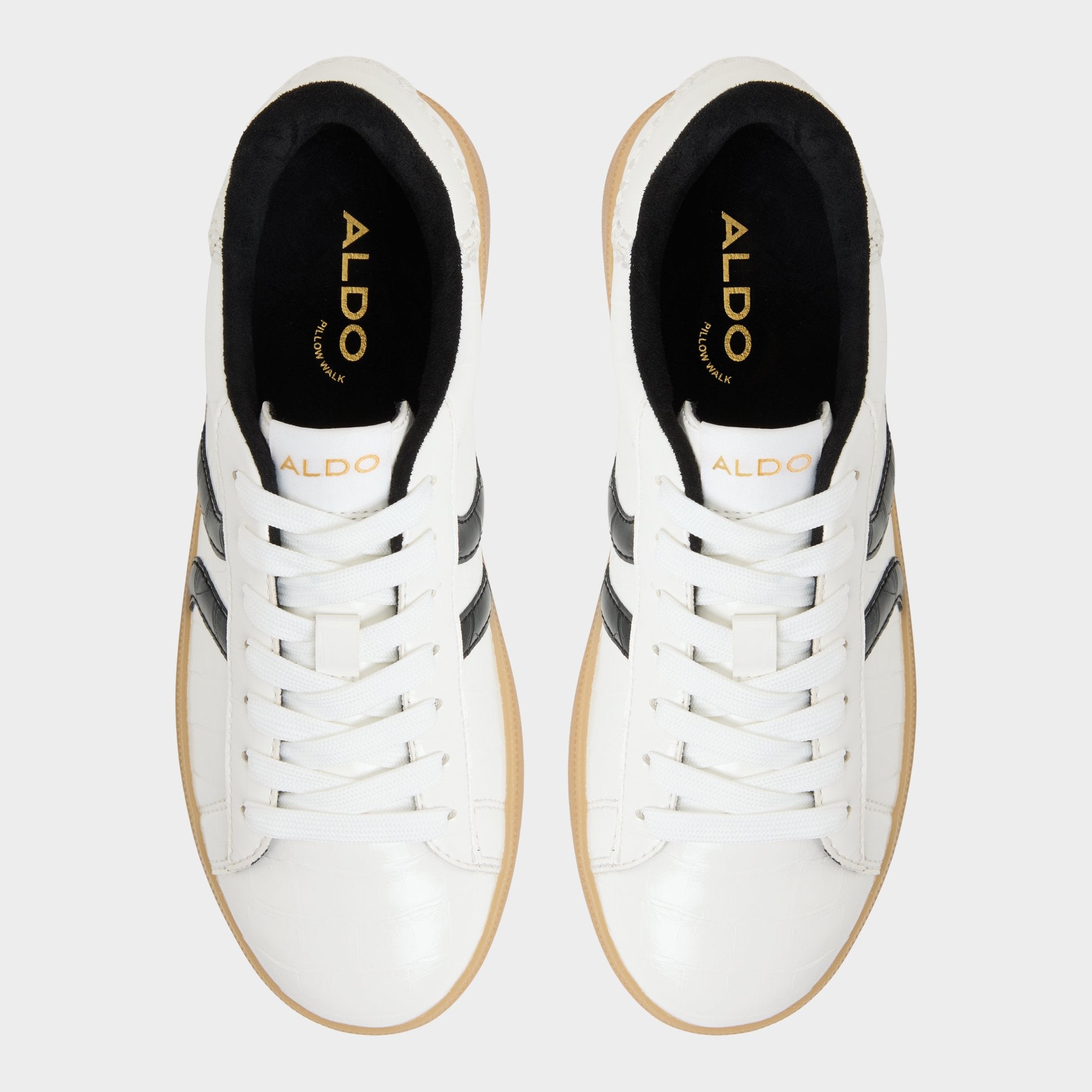 Chicsneaker2 White/Black Women's Low top sneakers - Sneaker, Cup sole